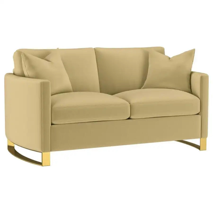 Corliss - Upholstered Arched Arm Loveseat - Best Buy Furniture