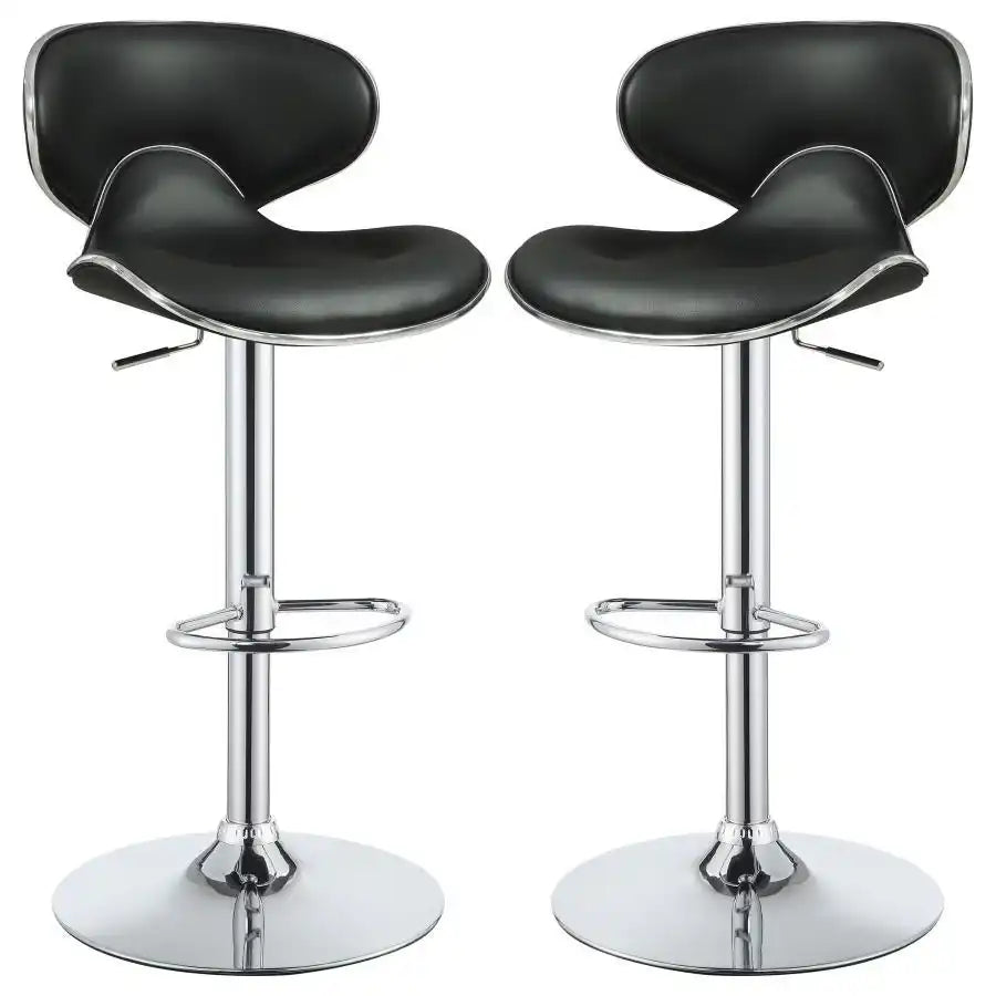 Edenton - Upholstered Adjustable Bar Stool (Set of 2) - Best Buy Furniture