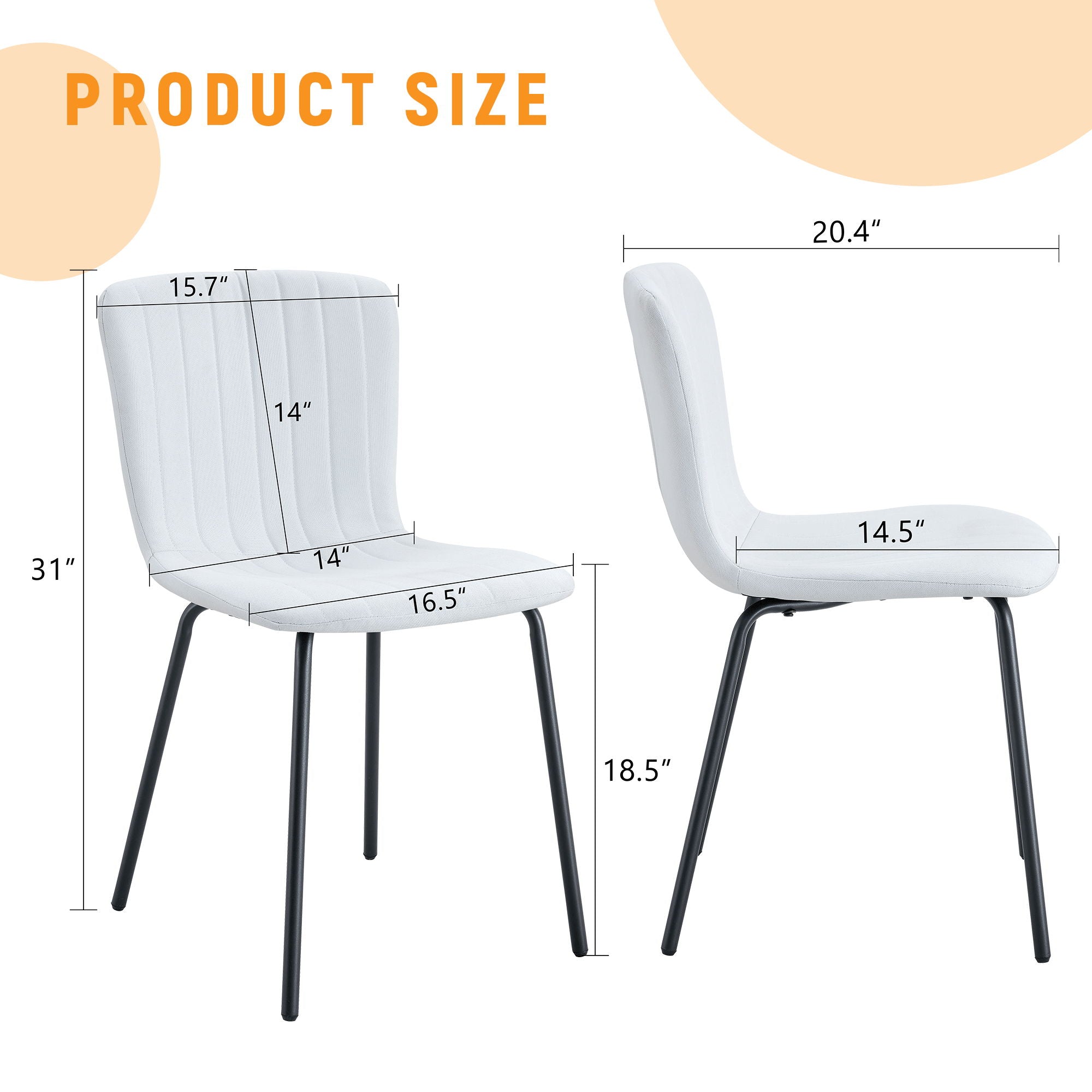 Luxury Minimalist Dining Chairs (Set of 4) - Best Buy Furniture