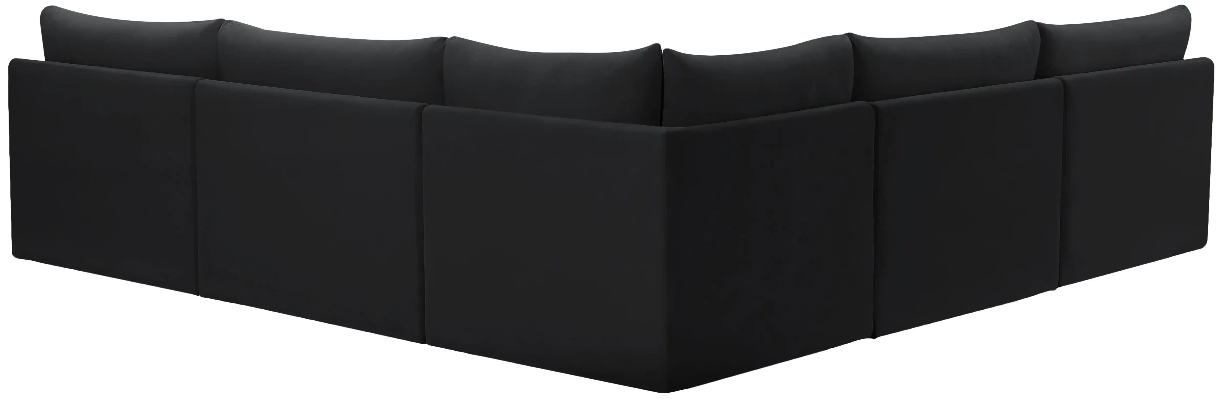 Jacob - Modular Corner Armless Sectional 5 Piece - Best Buy Furniture