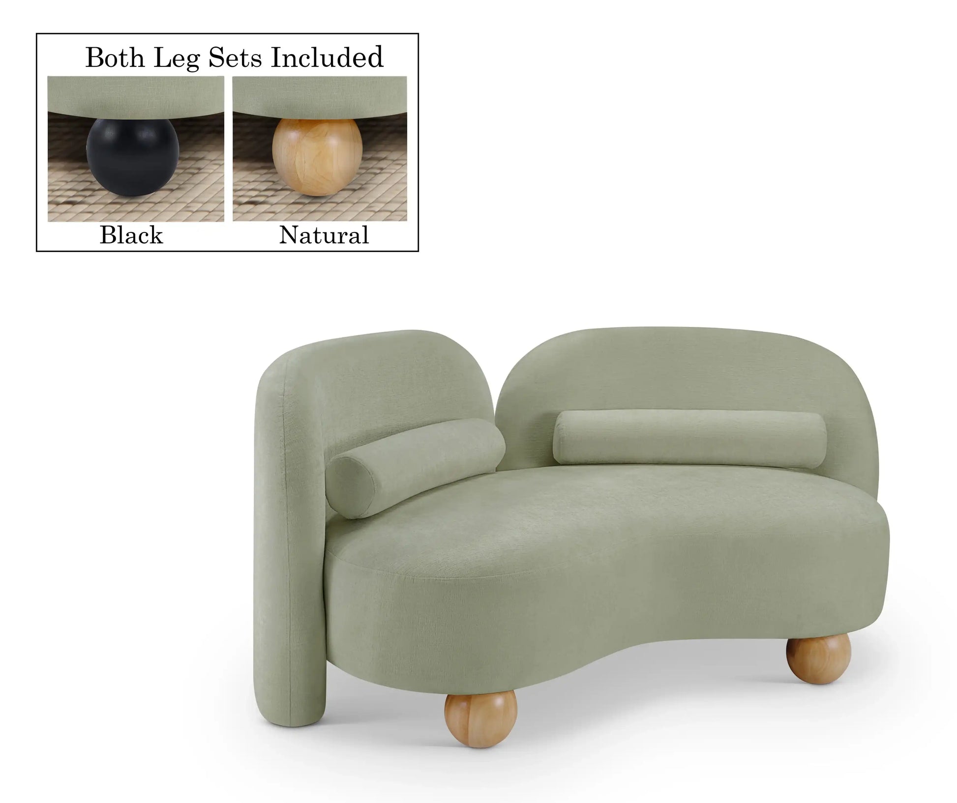 Daphne - Chenille Loveseat - Best Buy Furniture
