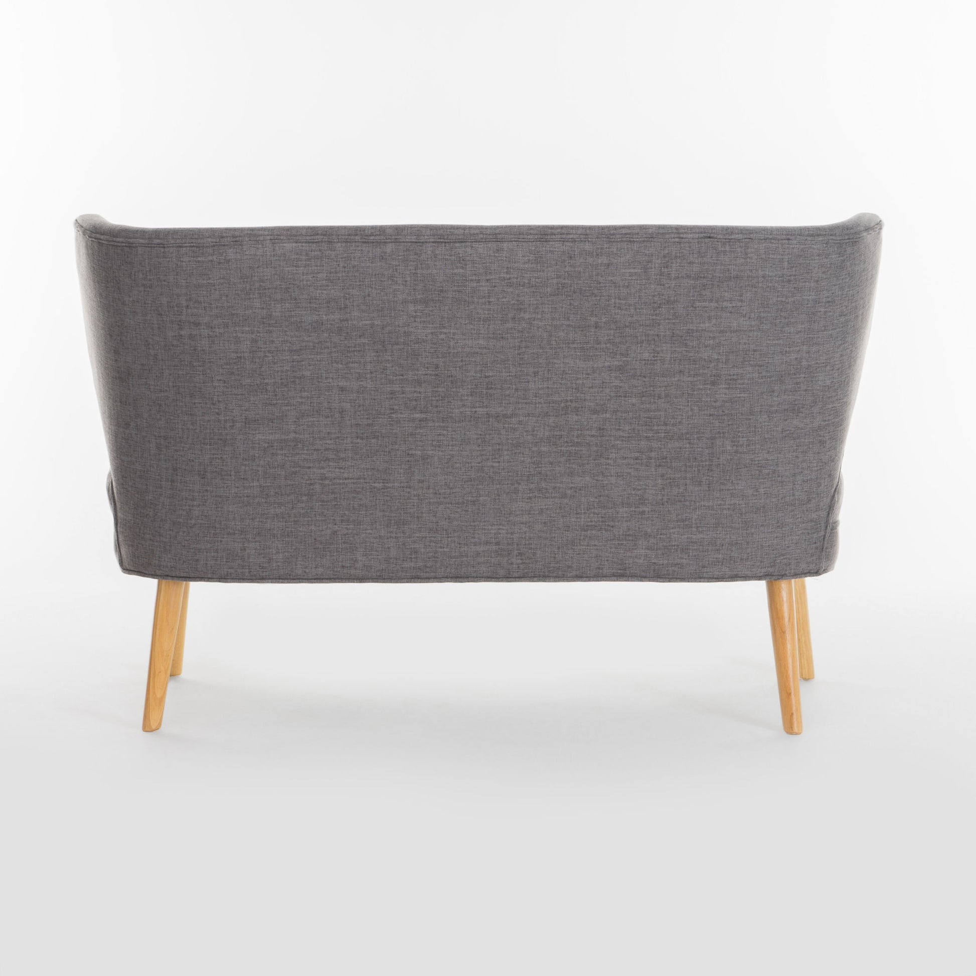 Elegant Classic Upholstered Loveseat With Curved Backrest - Best Buy Furniture