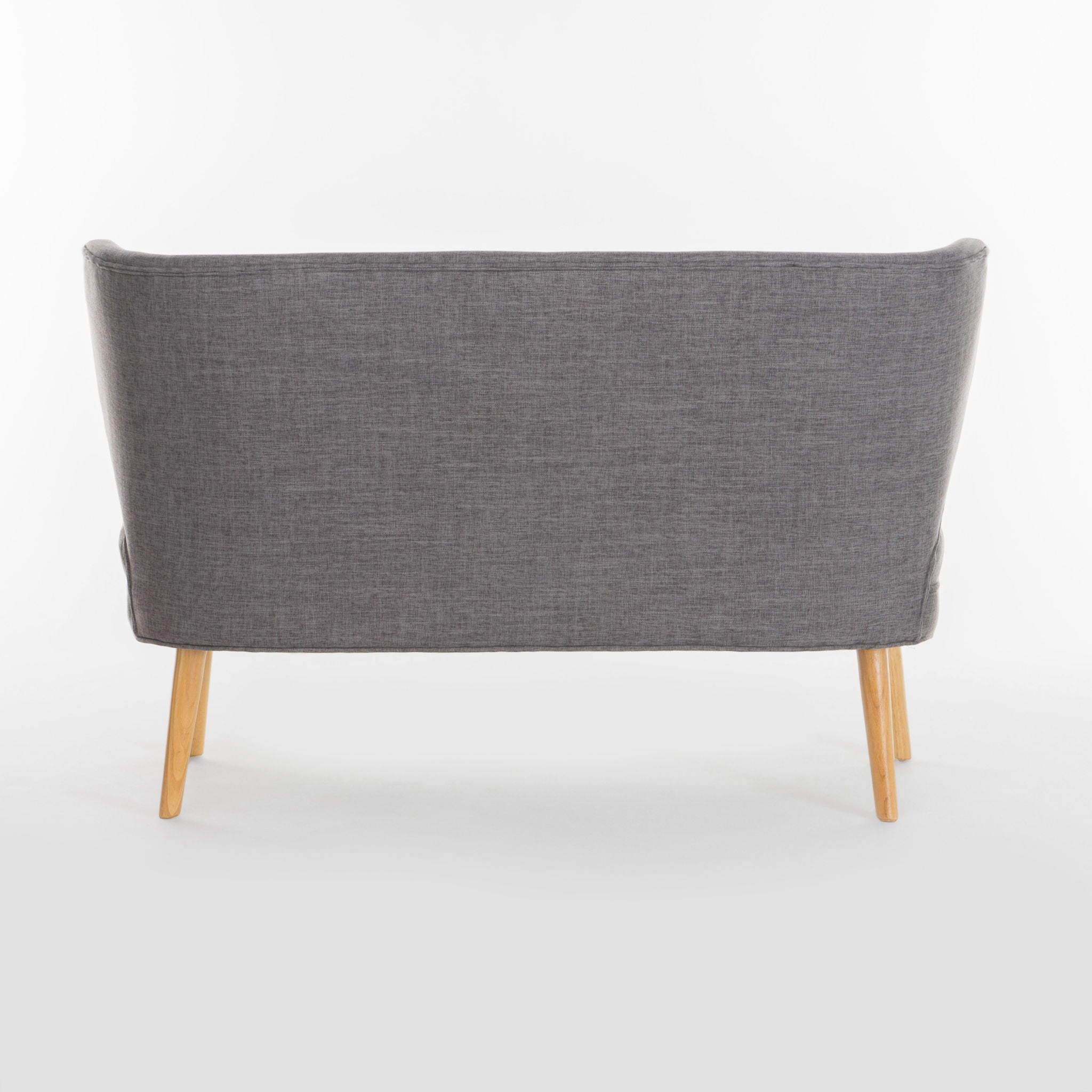 Elegant Classic Upholstered Loveseat With Curved Backrest - Best Buy Furniture