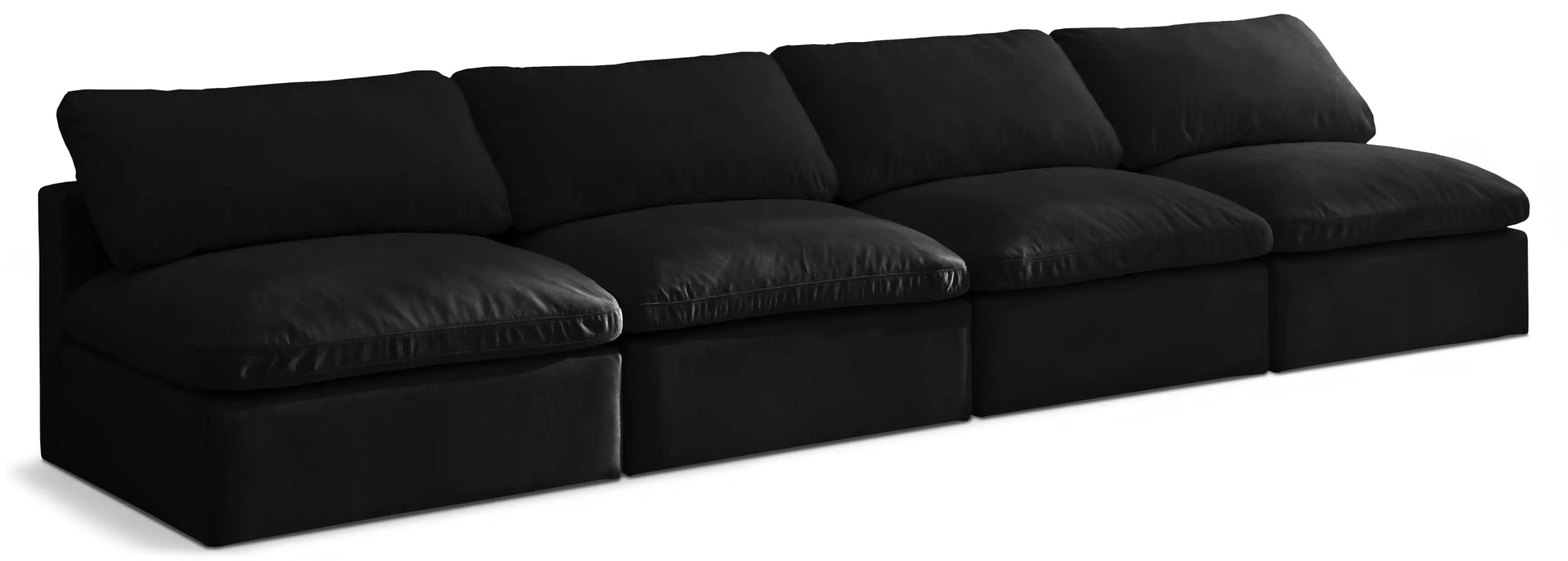 Plush - Modular Armless 4 Seat Sofa - Best Buy Furniture