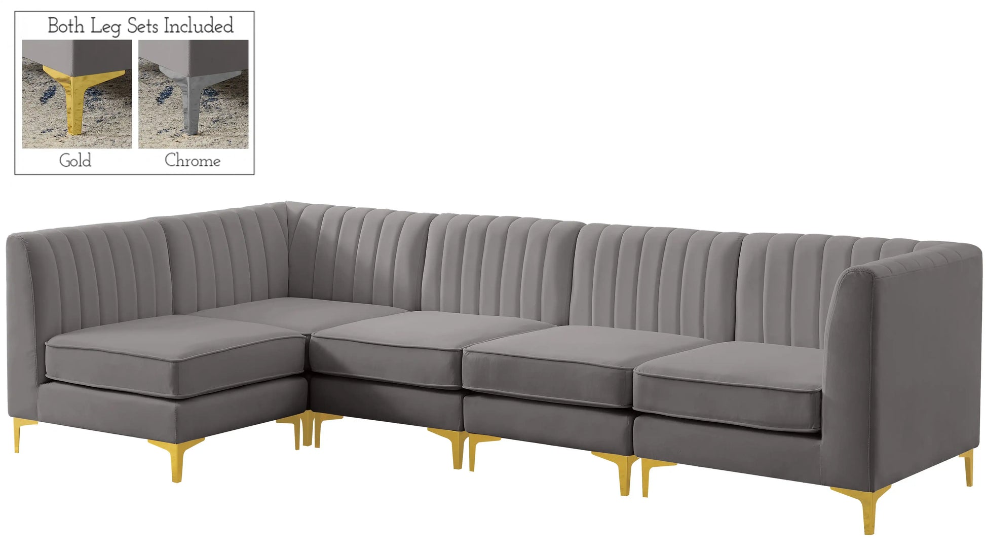 Alina - 5 Piece Modular Sectional - Best Buy Furniture