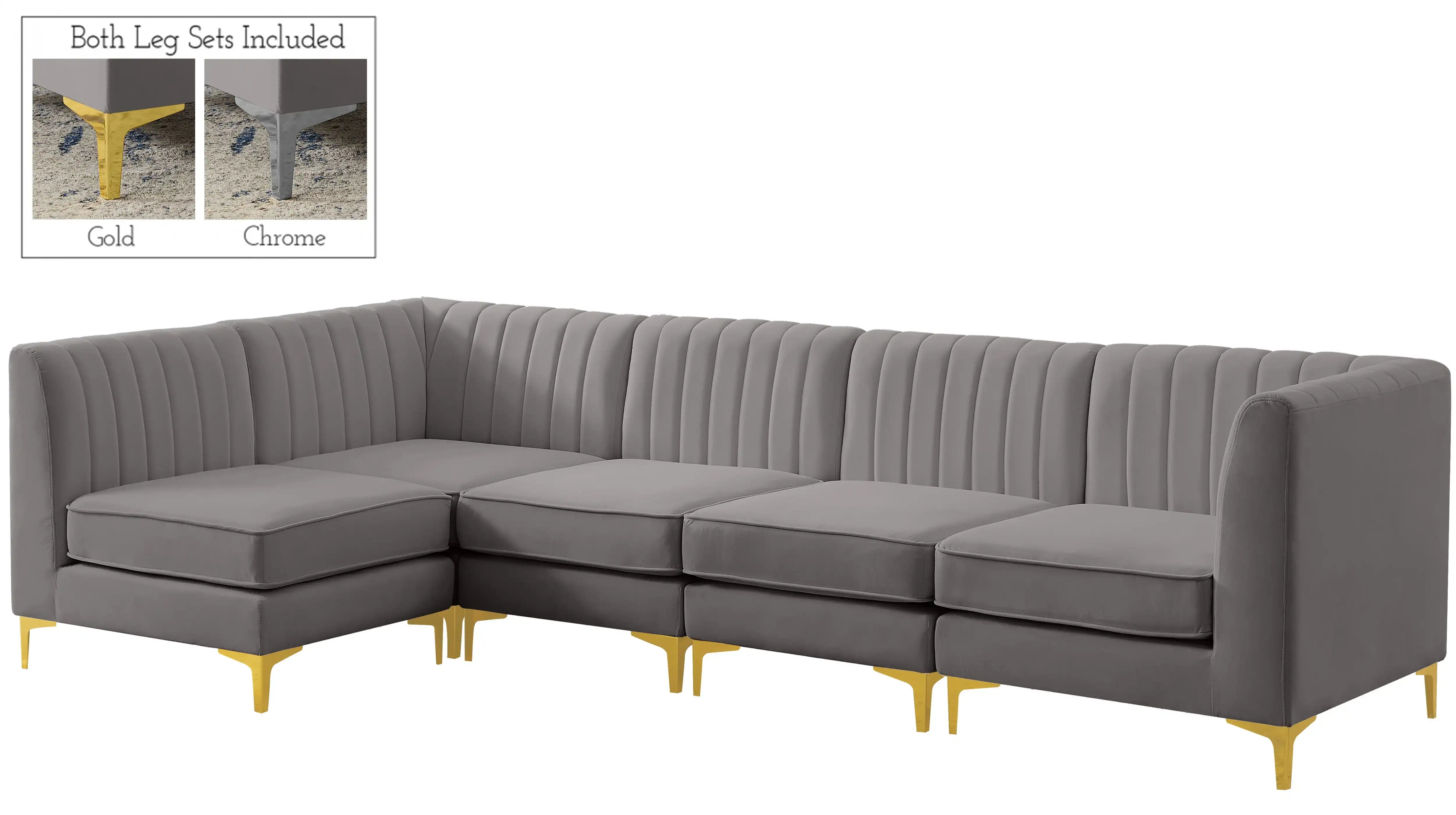 Alina - 5 Piece Modular Sectional - Best Buy Furniture