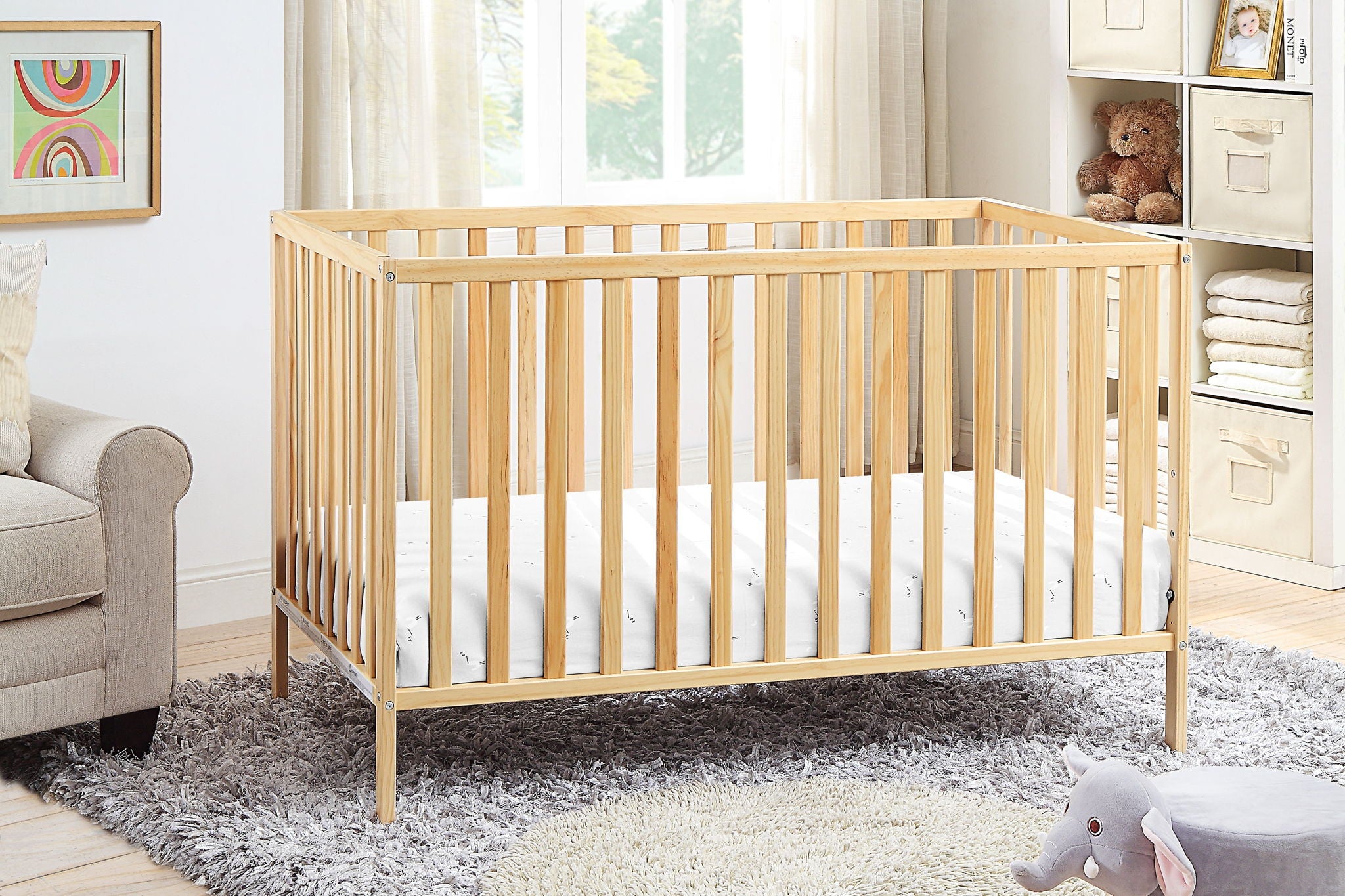 Palmer - 3-in-1 Convertible Island Crib - Best Buy Furniture