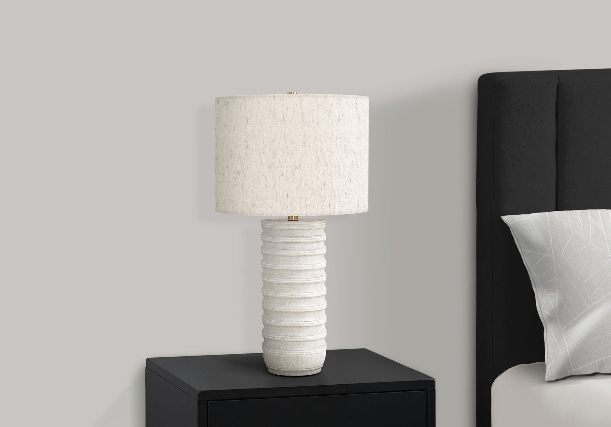 Table Lamp, Lighting, Resin, Transitional - Cream - Best Buy Furniture