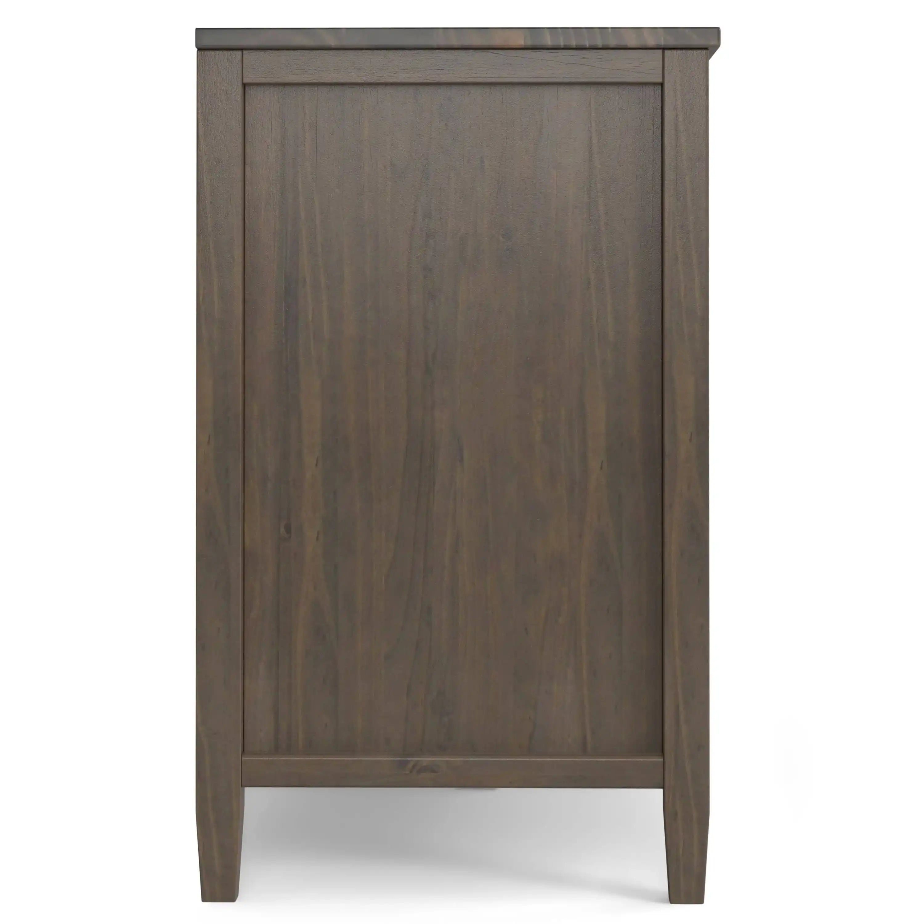Ela - Medium TV Stand - Smoky Brown - Best Buy Furniture