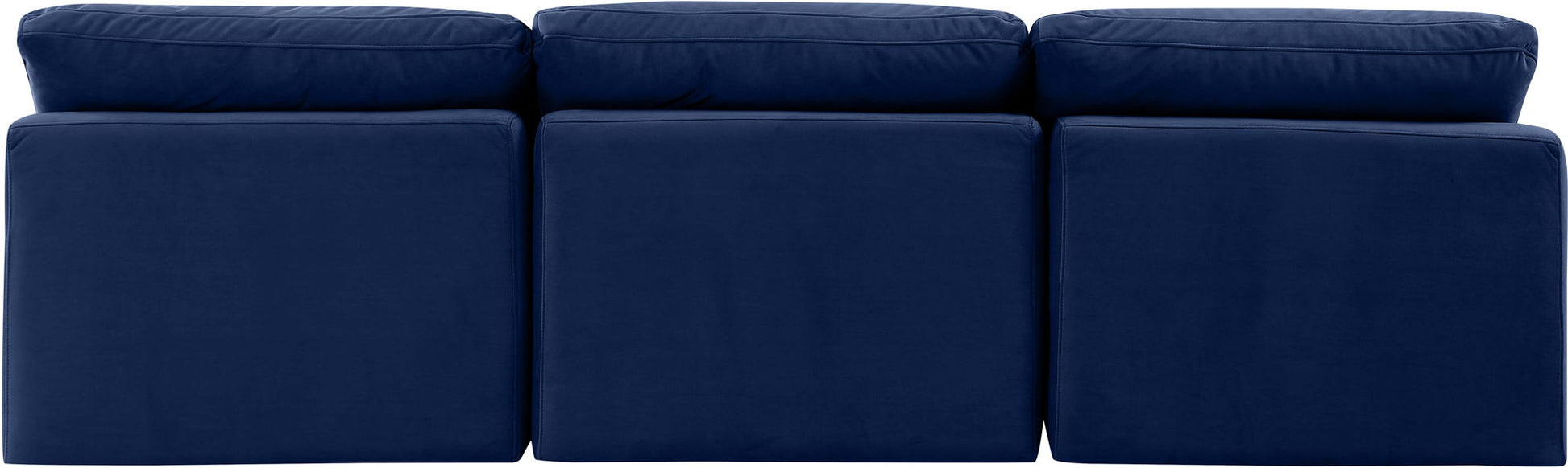 Indulge - Velvet 3 Seat Modular Armless Sofa - Best Buy Furniture