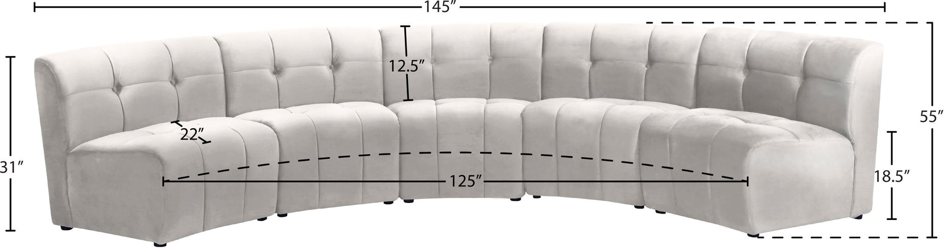 Limitless - 5 Pc. Modular Sectional - Best Buy Furniture