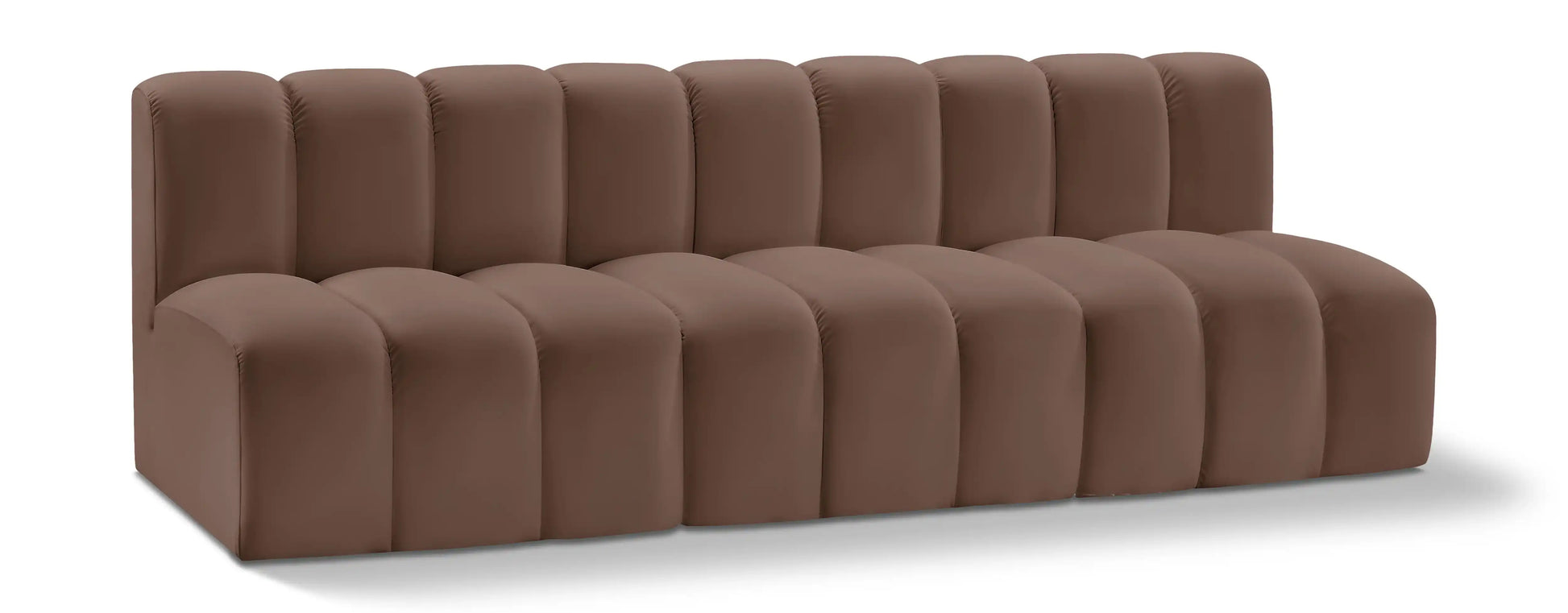 Arc - Faux Leather 3 Seats Modular Sofa - Best Buy Furniture