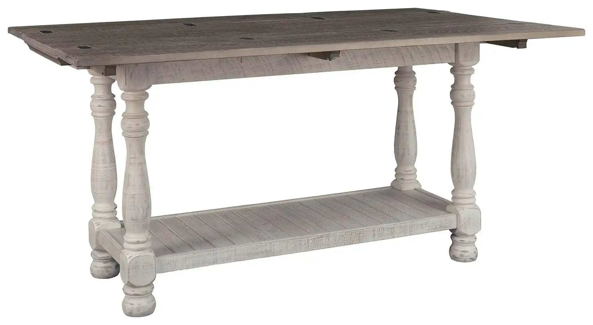 Havalance - Flip Top Sofa Table - Gray / White - Best Buy Furniture
