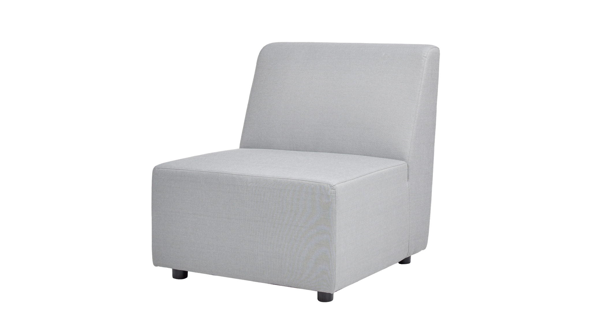 Cleo - Modular Upholstered Deep Seating Patio Armless Chair Axroma Olefin - Best Buy Furniture