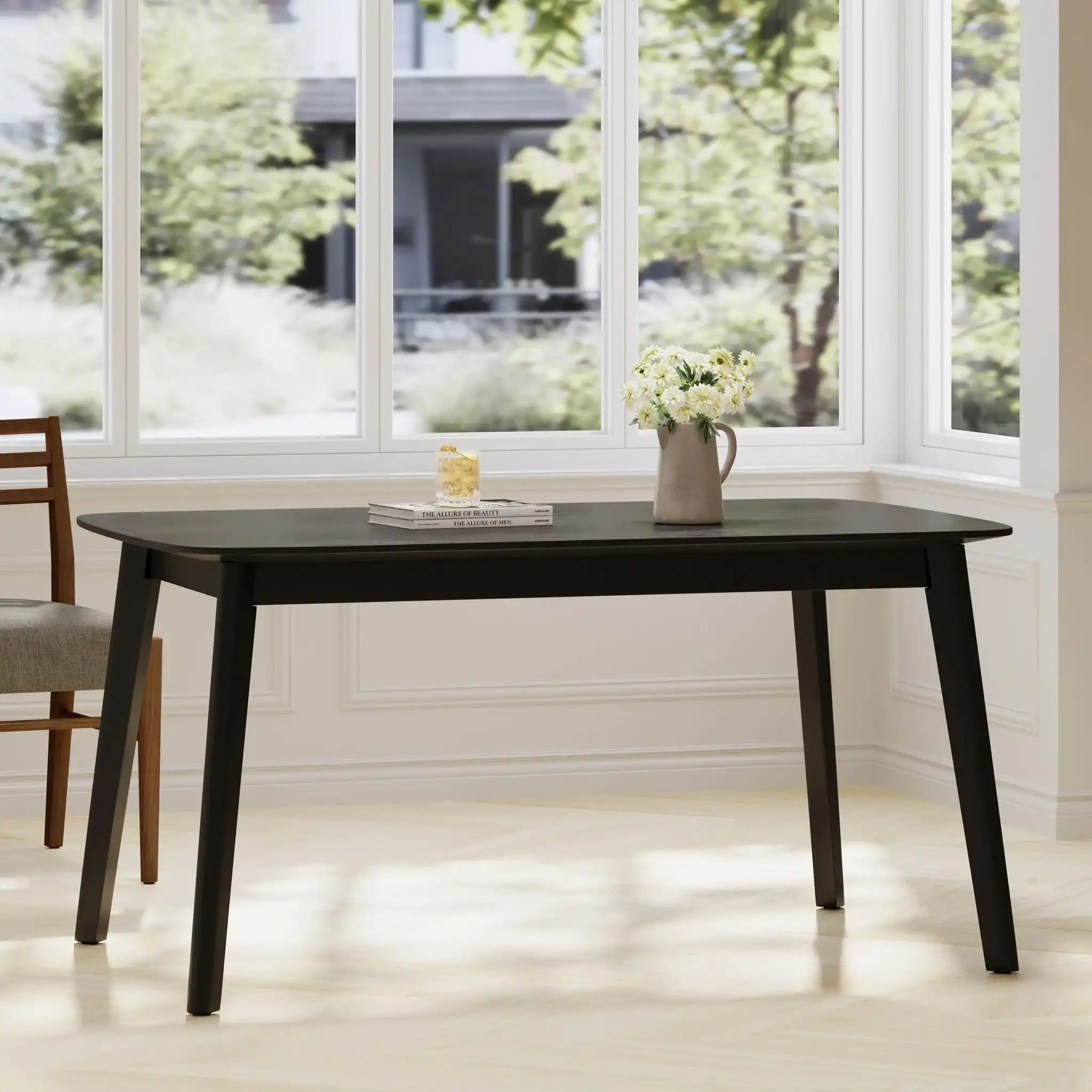 Retro Dining Table With Faux Wood Top - Best Buy Furniture