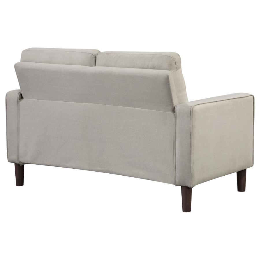 Bowen - Upholstered Track Arm Tufted Loveseat - Best Buy Furniture
