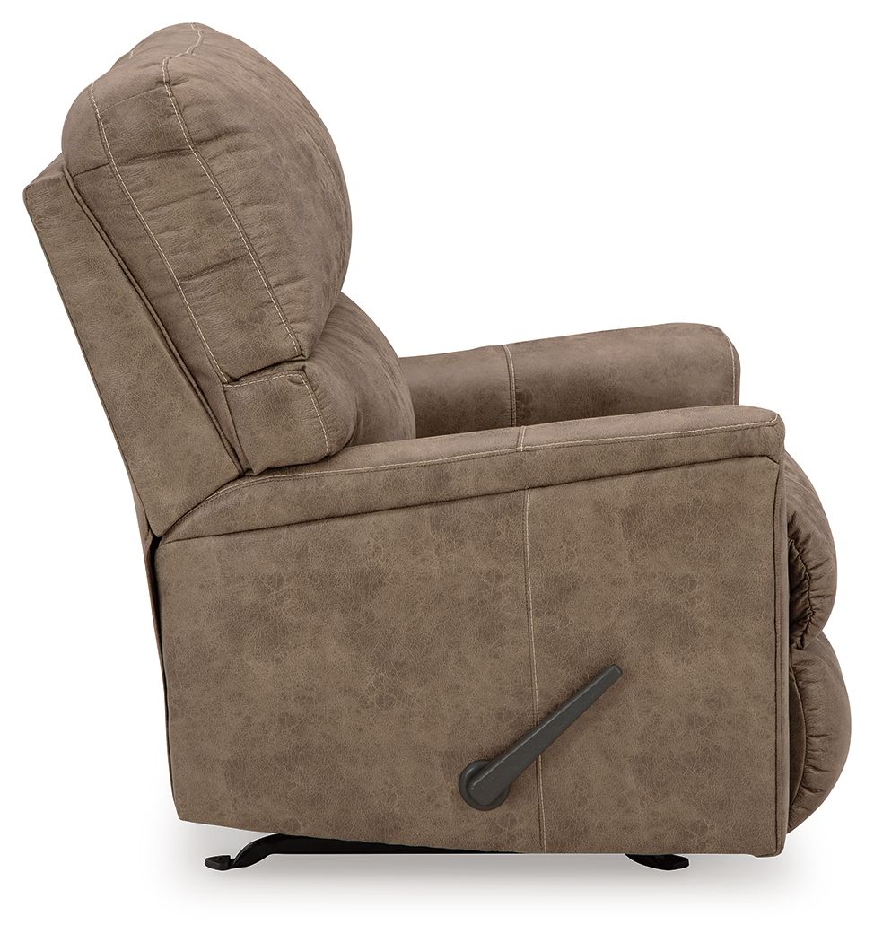 Navi - 3 Pc. - Sofa, Loveseat, Rocker Recliner - Fossil - Best Buy Furniture