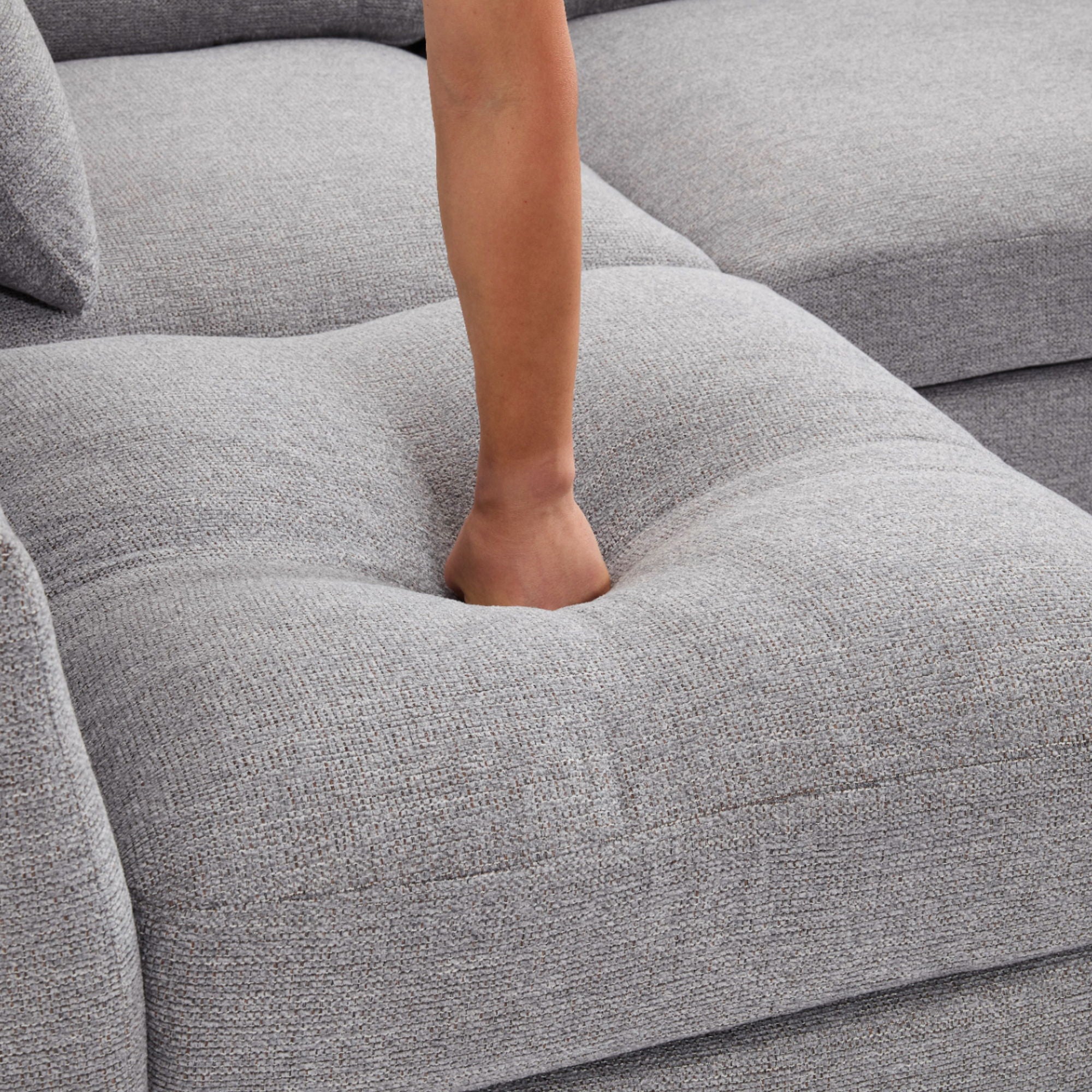 Sectional Sofa Modular Sofa U - Shaped Sofa Couch Sofa Bed L - Shaped Sofa With A Movable Ottoman And Two USB Ports For Living Room - Best Buy Furniture