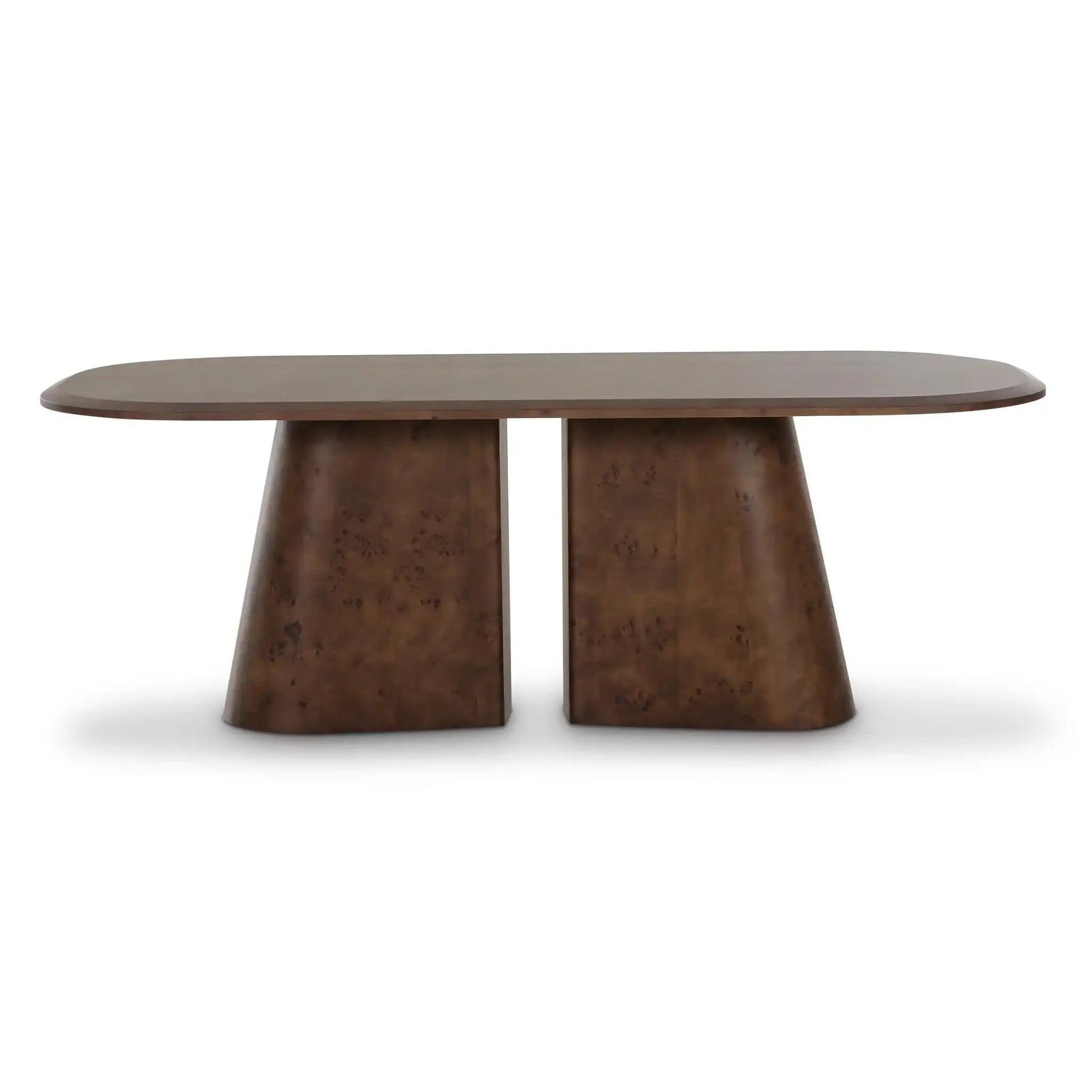 Gladyss - 87" Oval Dining Table - Brown - Best Buy Furniture