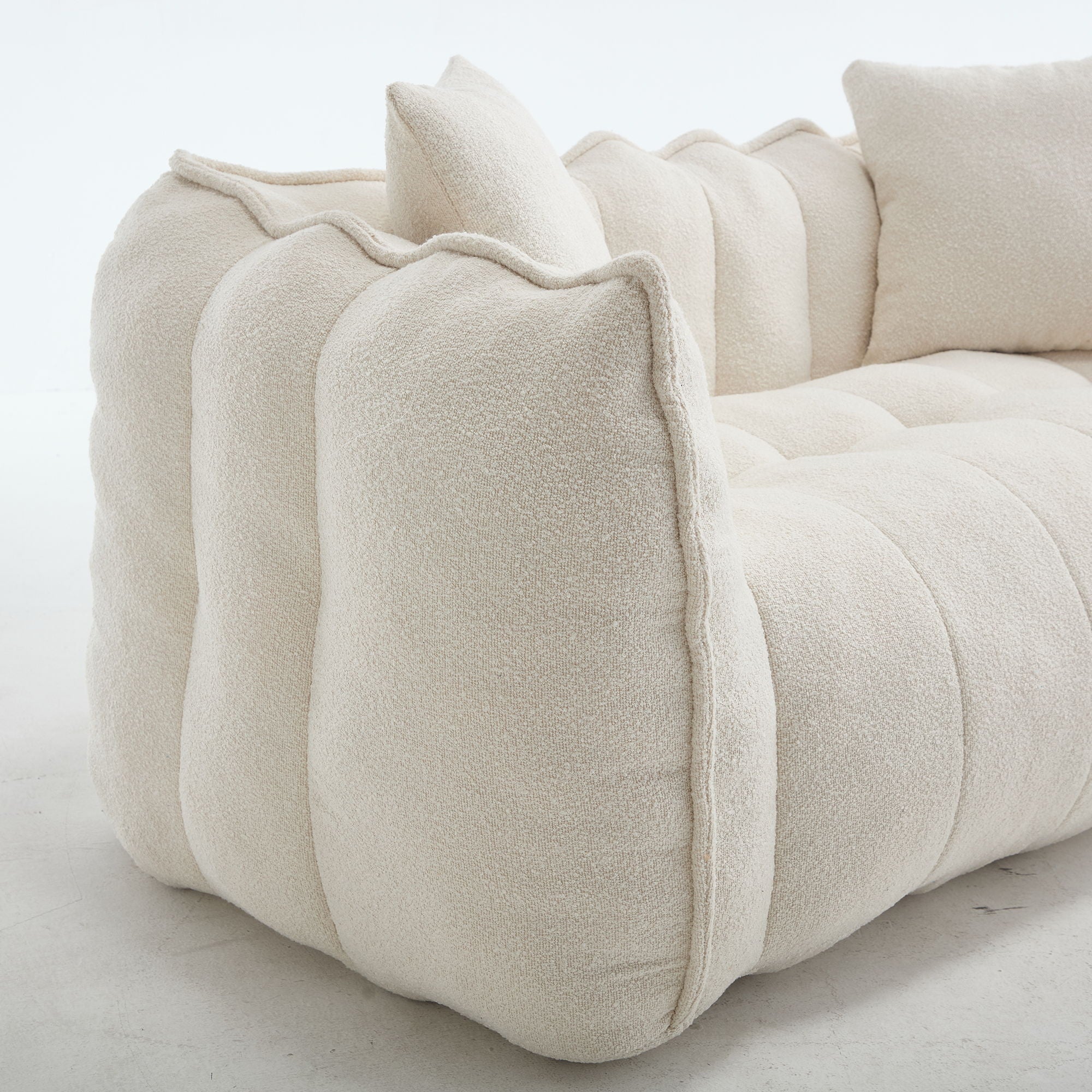 Cozy Beanbag Chair With High Resilience Foam Core For 2