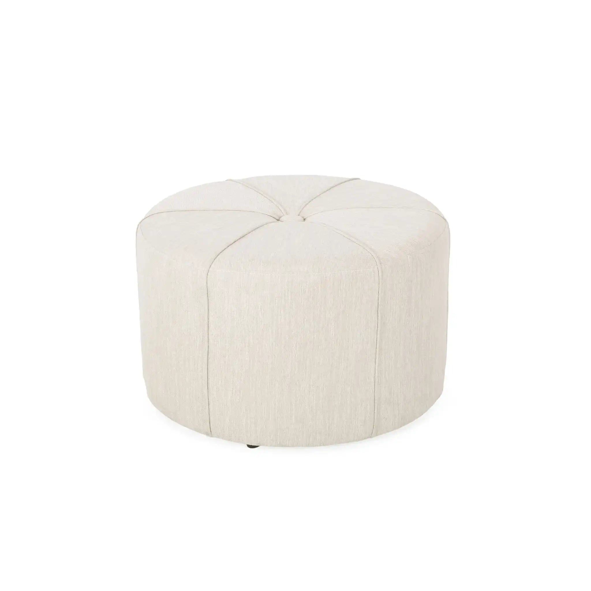 Contemporary Ottoman With Tonal Piping And Button Tuft Design - Best Buy Furniture