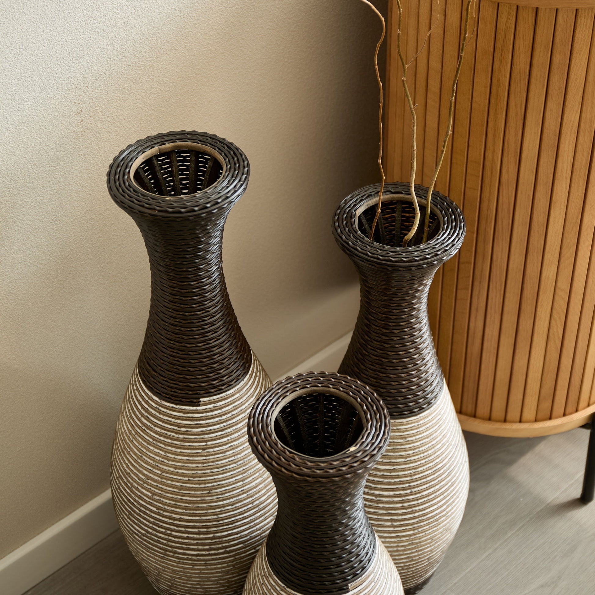 Designer Floor Vases, Large Vases For Home Decor Flooring (Set of 3) - Best Buy Furniture