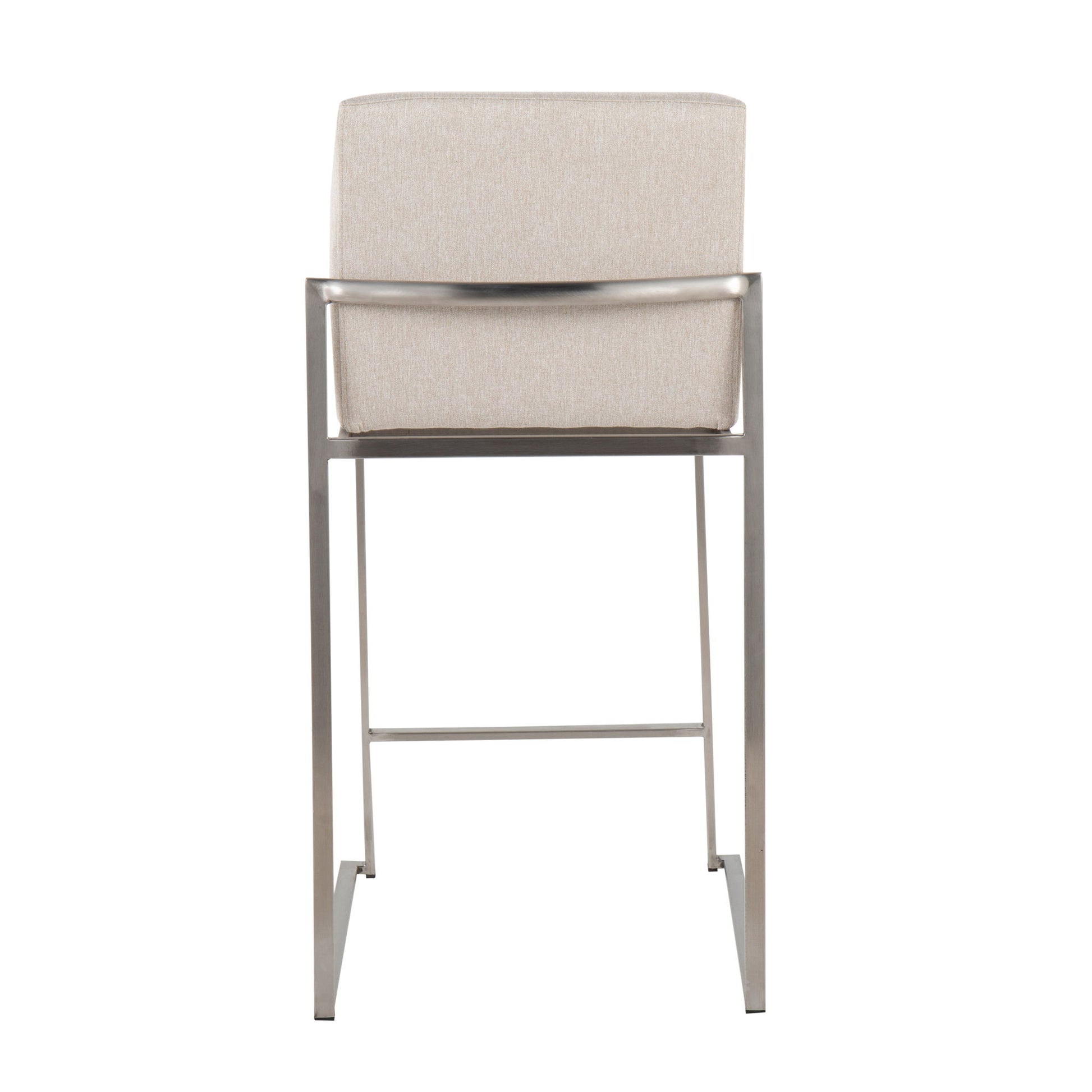 Fuji - Contemporary High Back Counter Stool, Functional Design - Best Buy Furniture