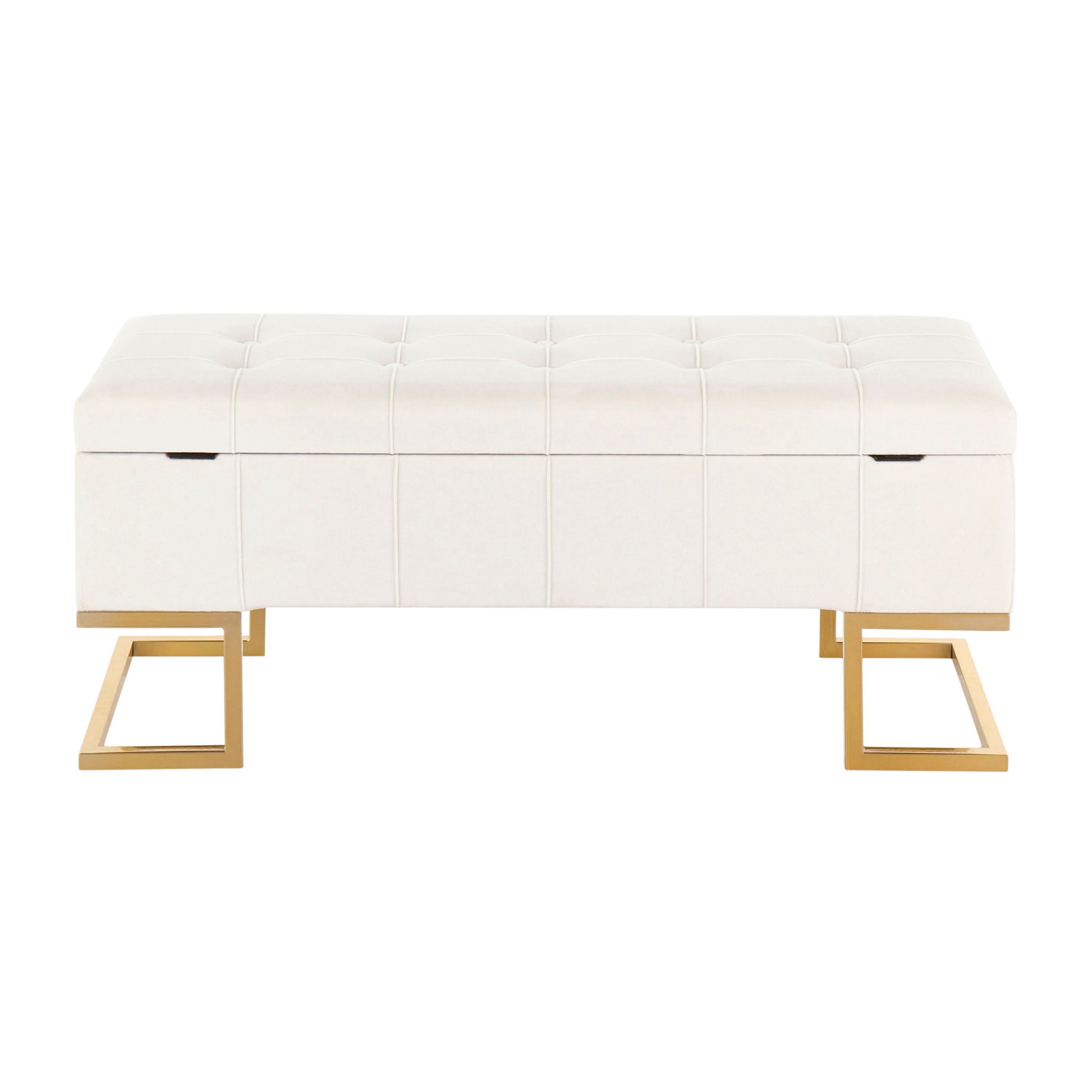 Midas - Contemporary / Glam Storage Bench - Best Buy Furniture