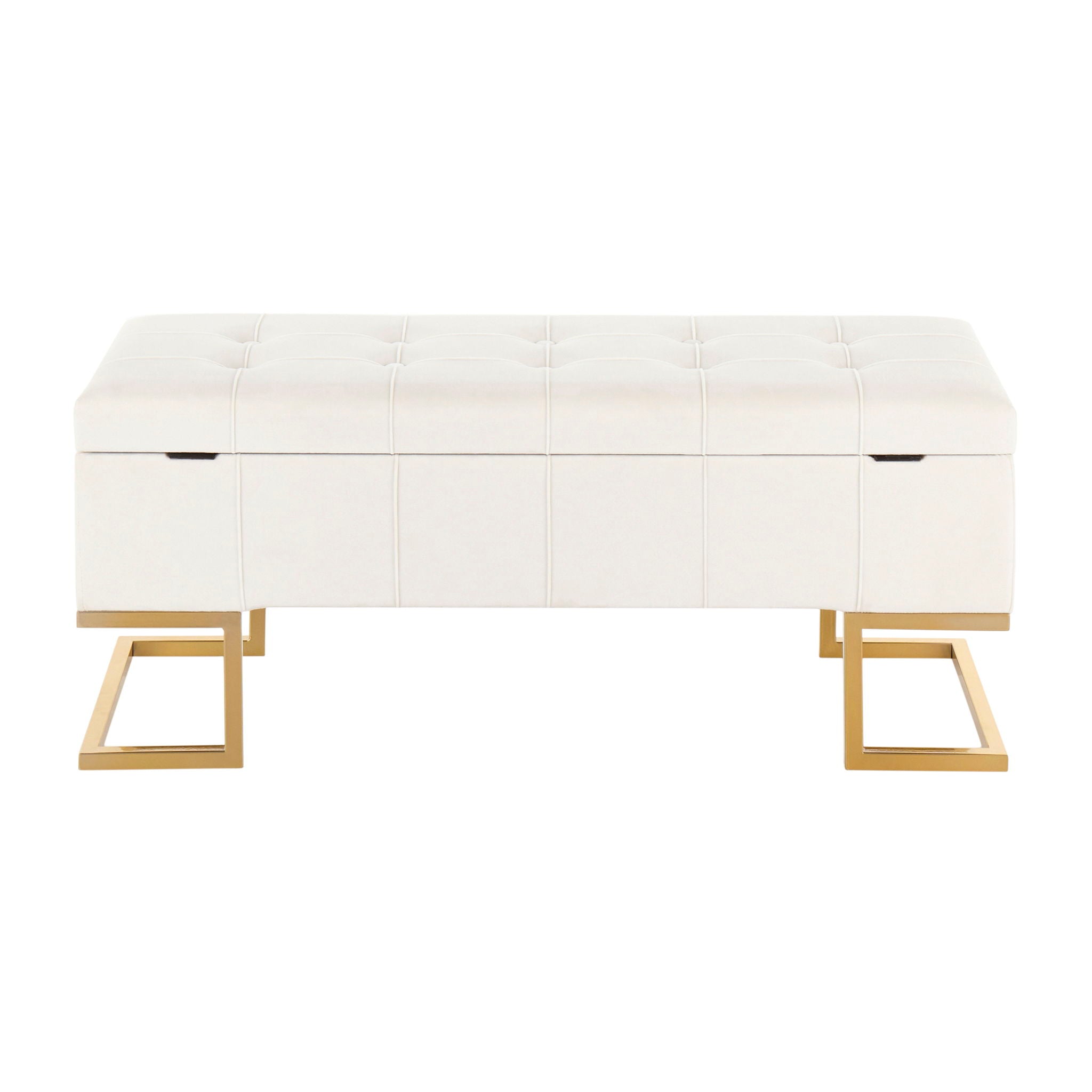 Midas - Contemporary / Glam Storage Bench - Best Buy Furniture