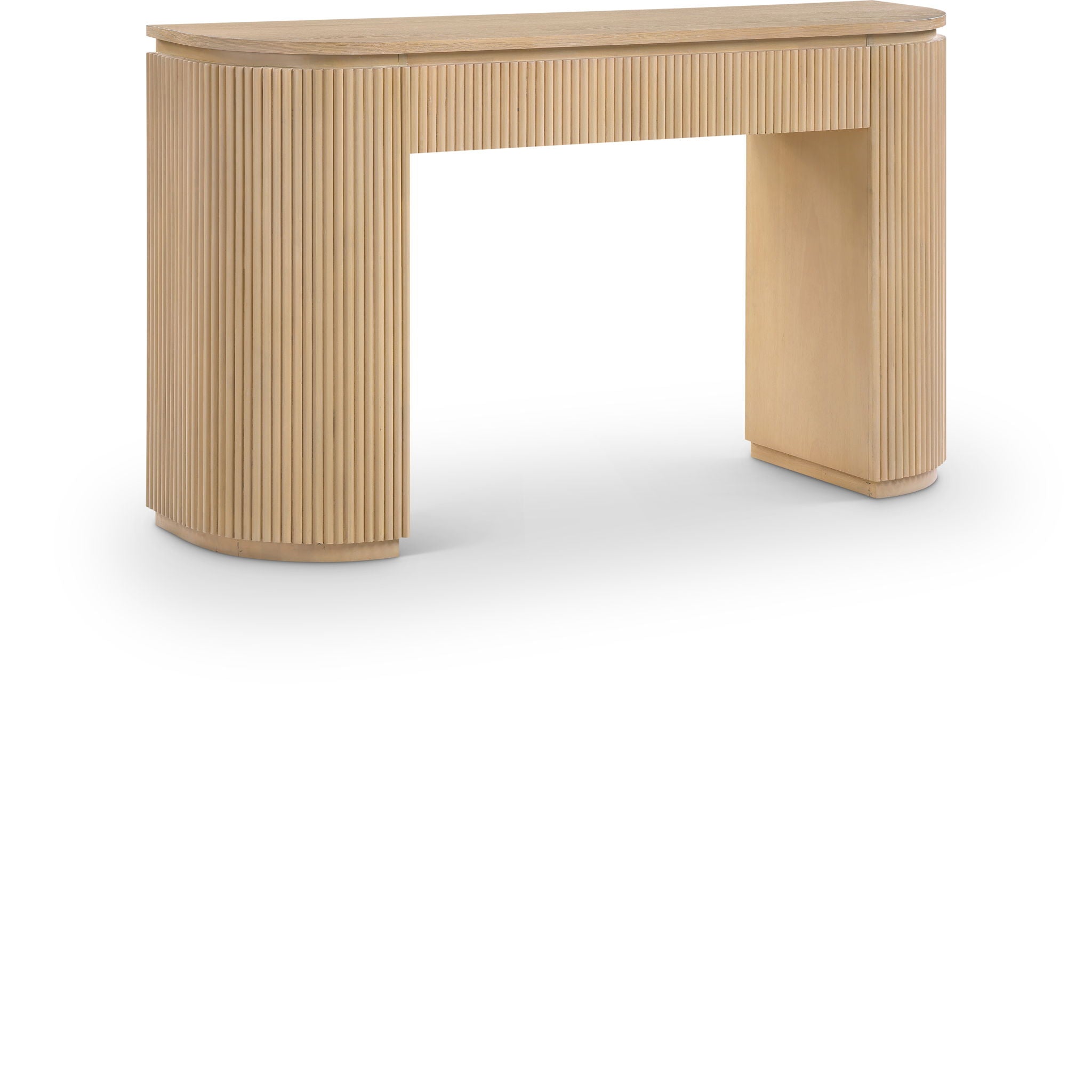 Astrid - Solid Wood And Oak Veneer Console Table - Best Buy Furniture