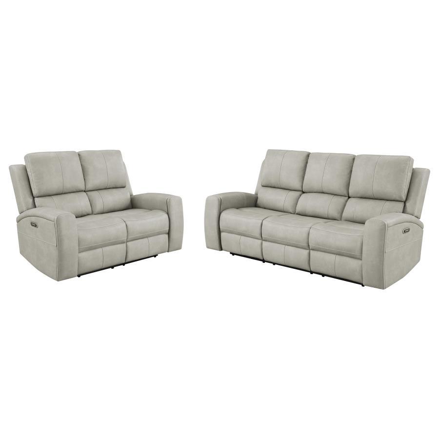 Brickston - Triple Power Reclining Sofa Set - Best Buy Furniture