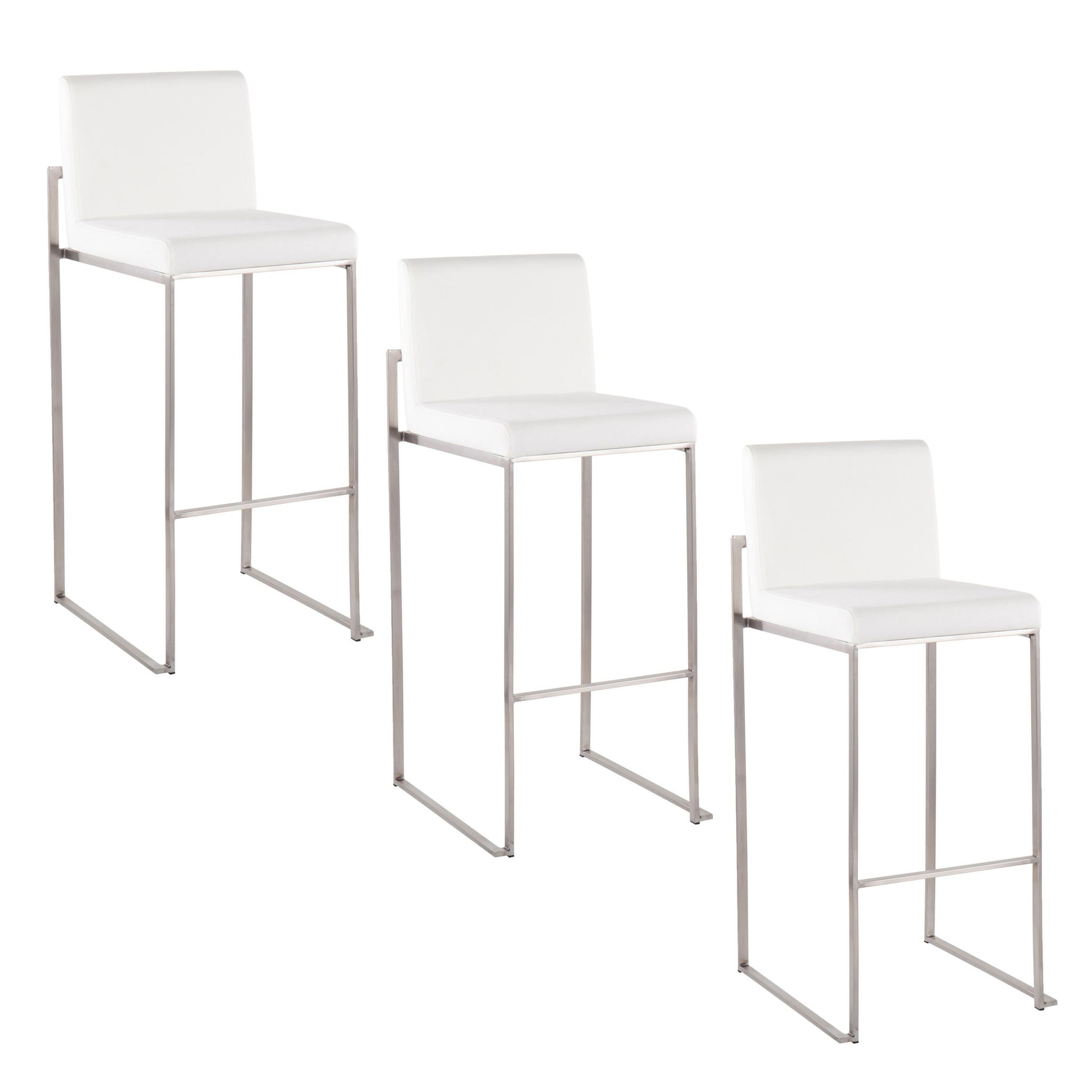Fuji - Contemporary And Modern Elegance High Back Barstool - Best Buy Furniture