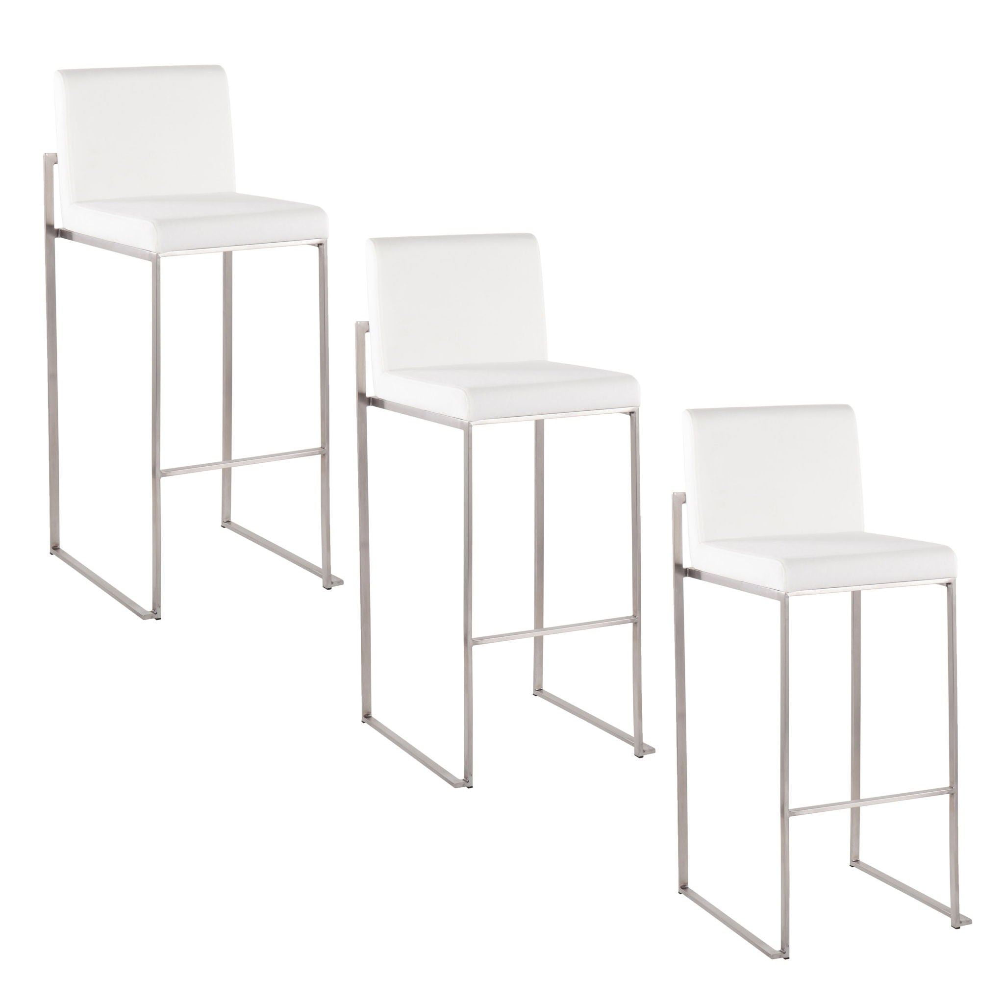 Fuji - Contemporary And Modern Elegance High Back Barstool - Best Buy Furniture