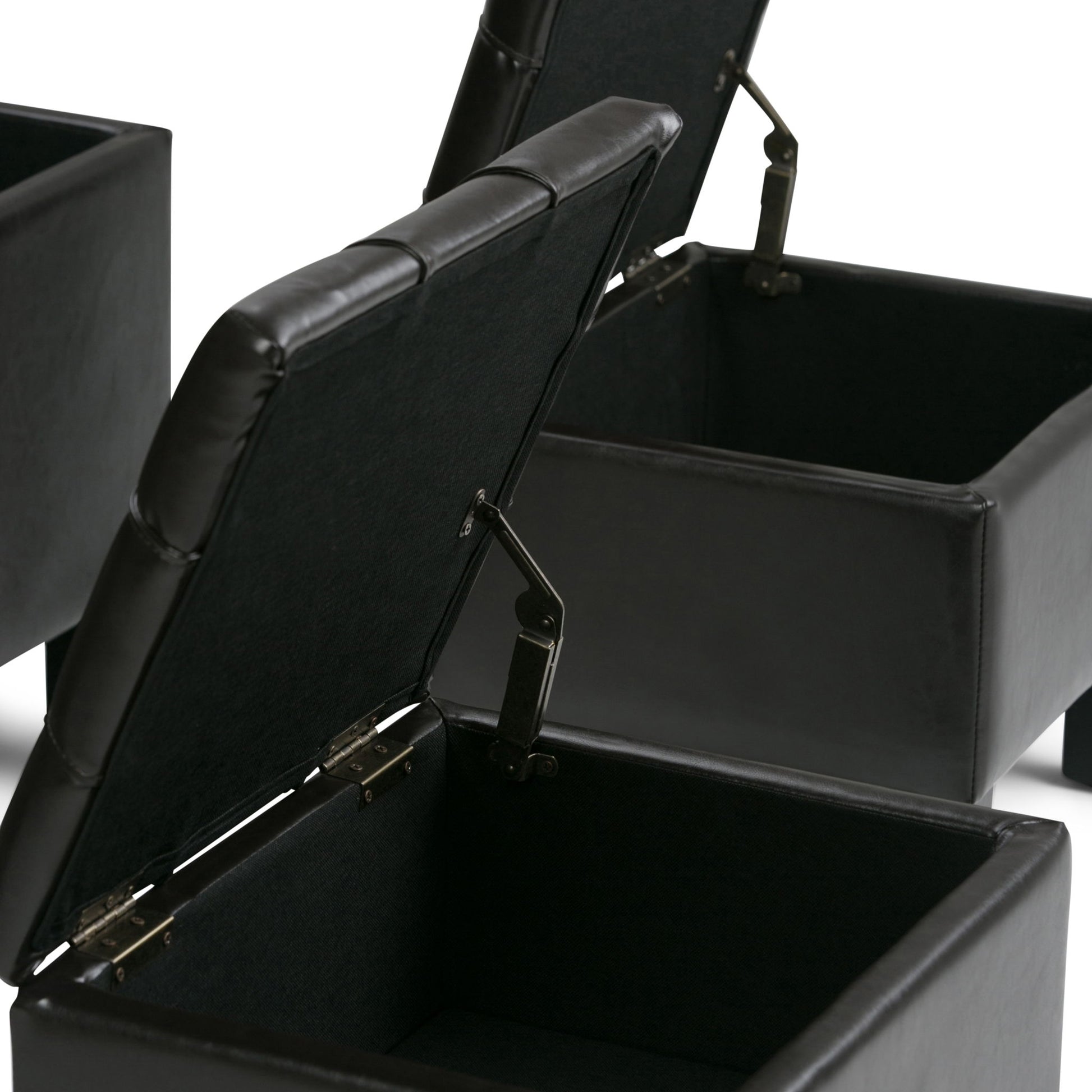 Dover - 3 Piece Storage Ottoman Contemporary Design - Best Buy Furniture