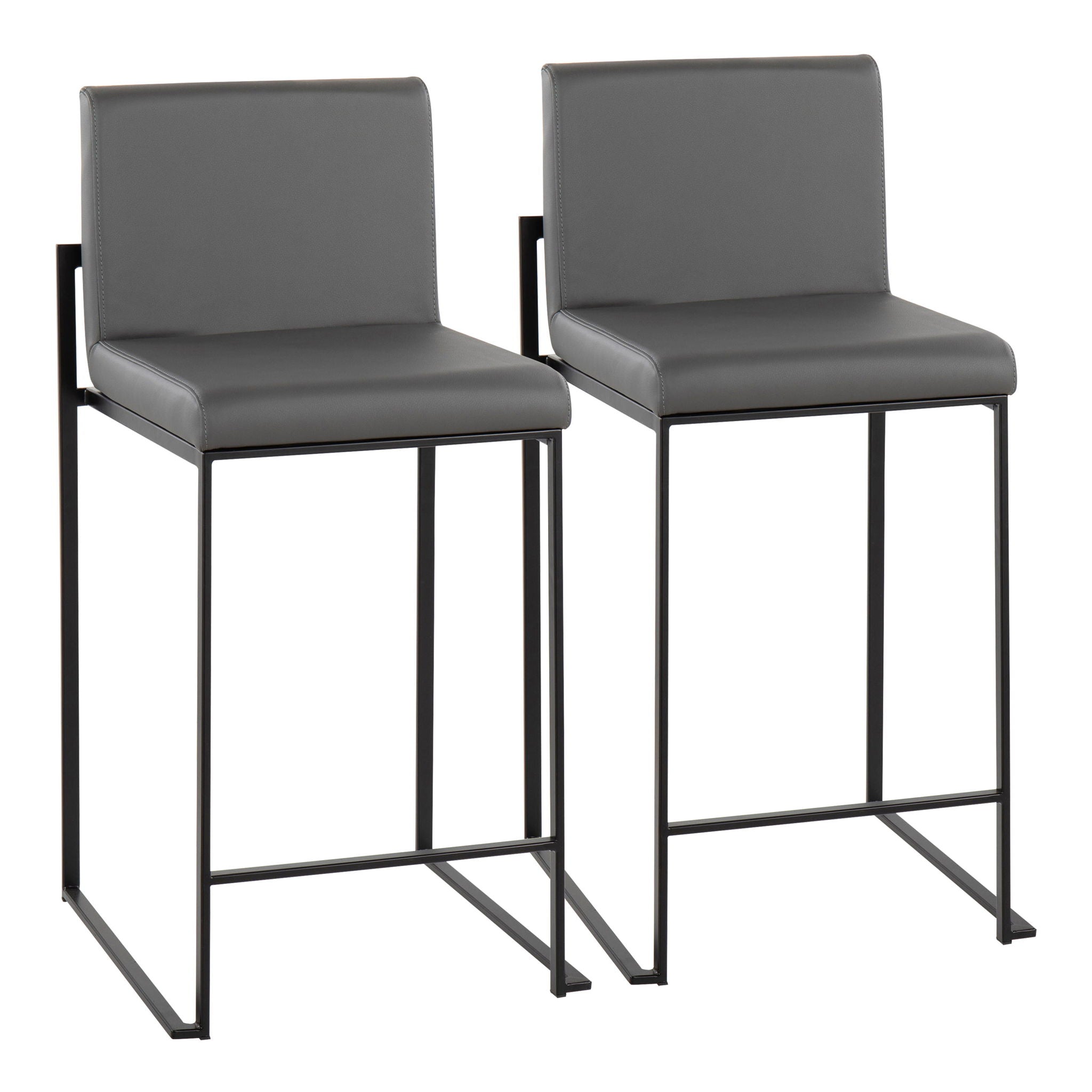 Fuji - Contemporary Modern Elegance, High Back Counter Stool - Best Buy Furniture