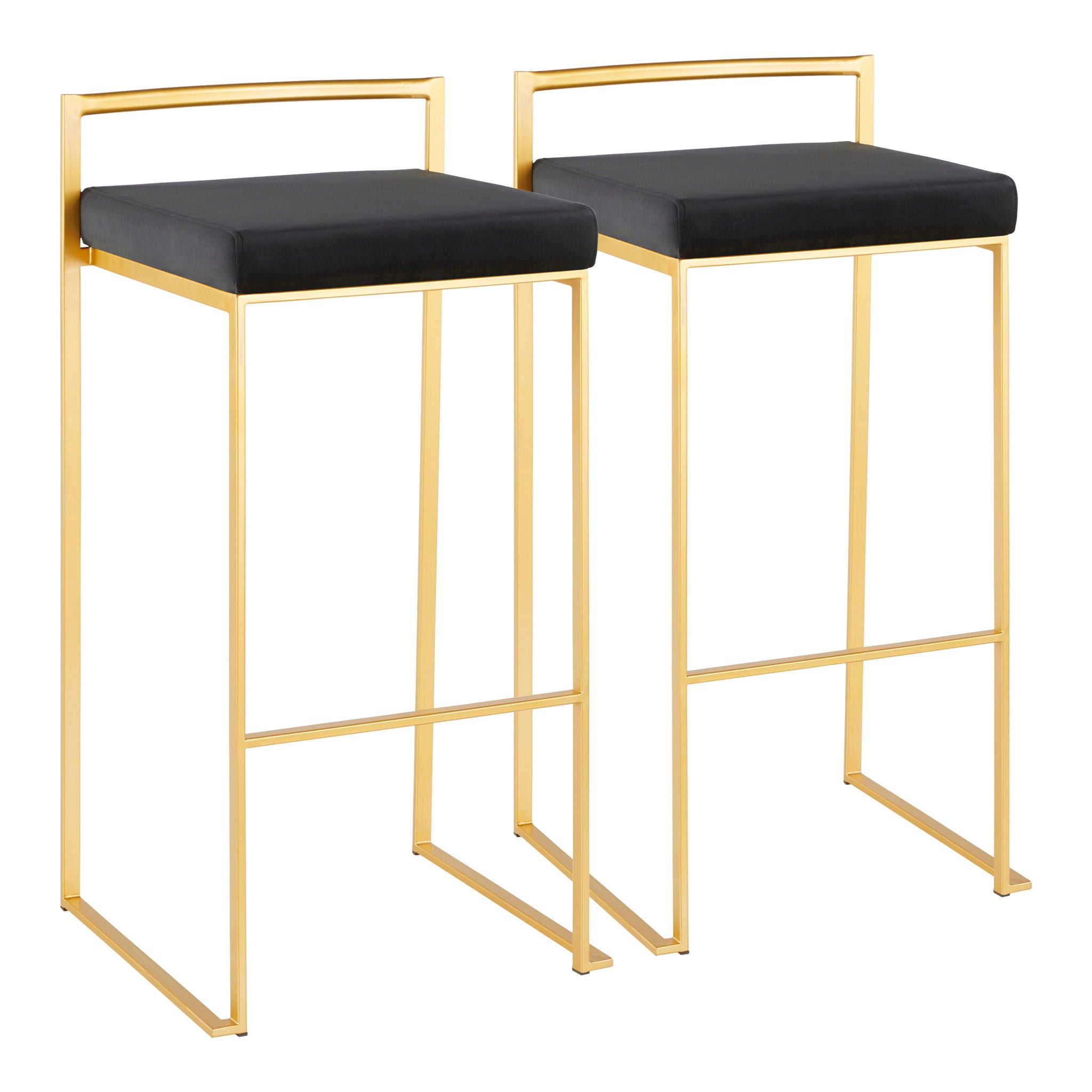 Fuji - Contemporary / Glam & Quality Construction Barstool - Best Buy Furniture