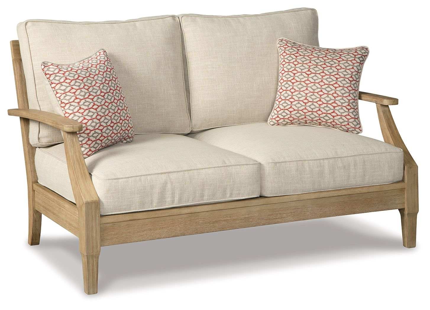 Clare View - Loveseat w/Cushion - Beige - Best Buy Furniture