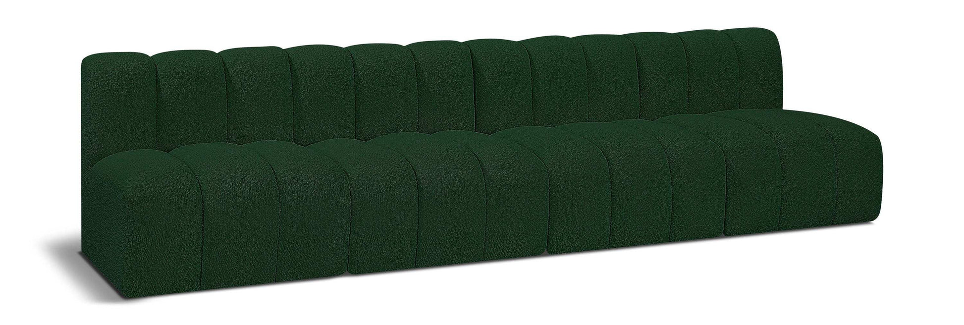 Arc - Boucle Fabric 4 Seats Modular Sofa - Best Buy Furniture