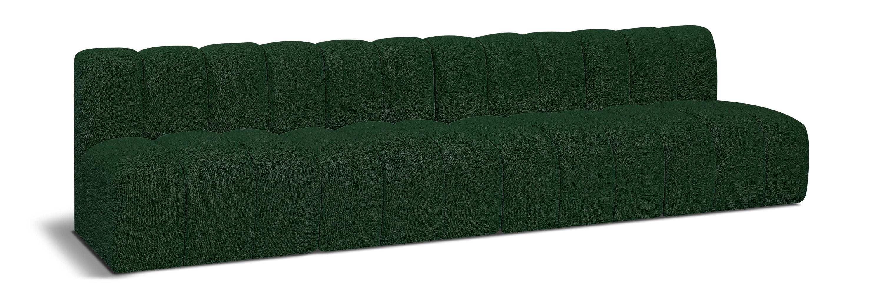 Arc - Boucle Fabric 4 Seats Modular Sofa - Best Buy Furniture