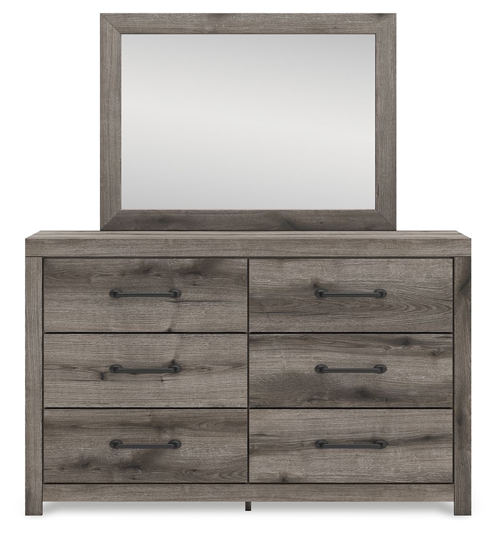Graystorm - Dresser And Mirror - Brown Gray - Best Buy Furniture