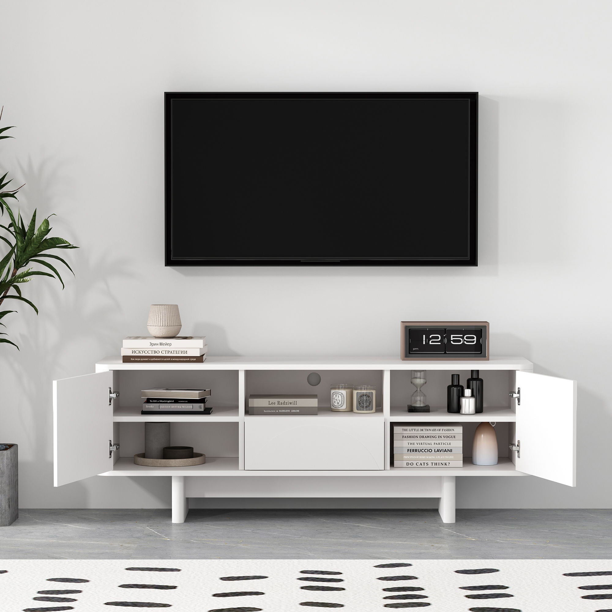 Ella - TV Stand With Adjustable Shelves