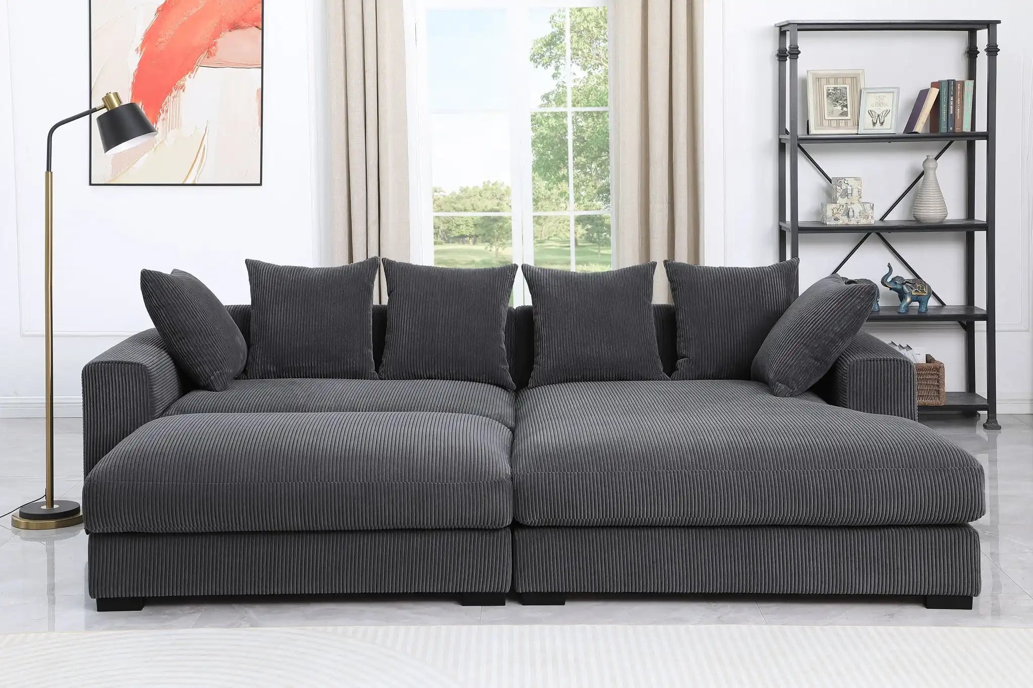 Duke - 4 Piece Upholstered Sectional - Best Buy Furniture