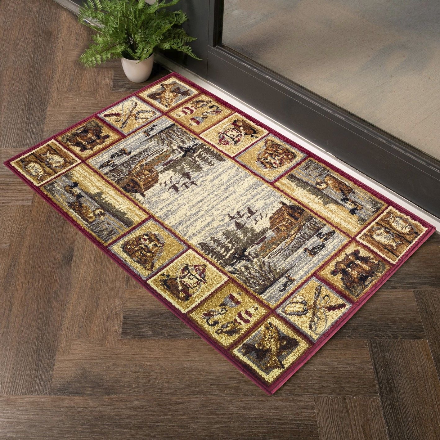 Nature's Nest - GC_CBL3003 Lodge Area Rug - Best Buy Furniture