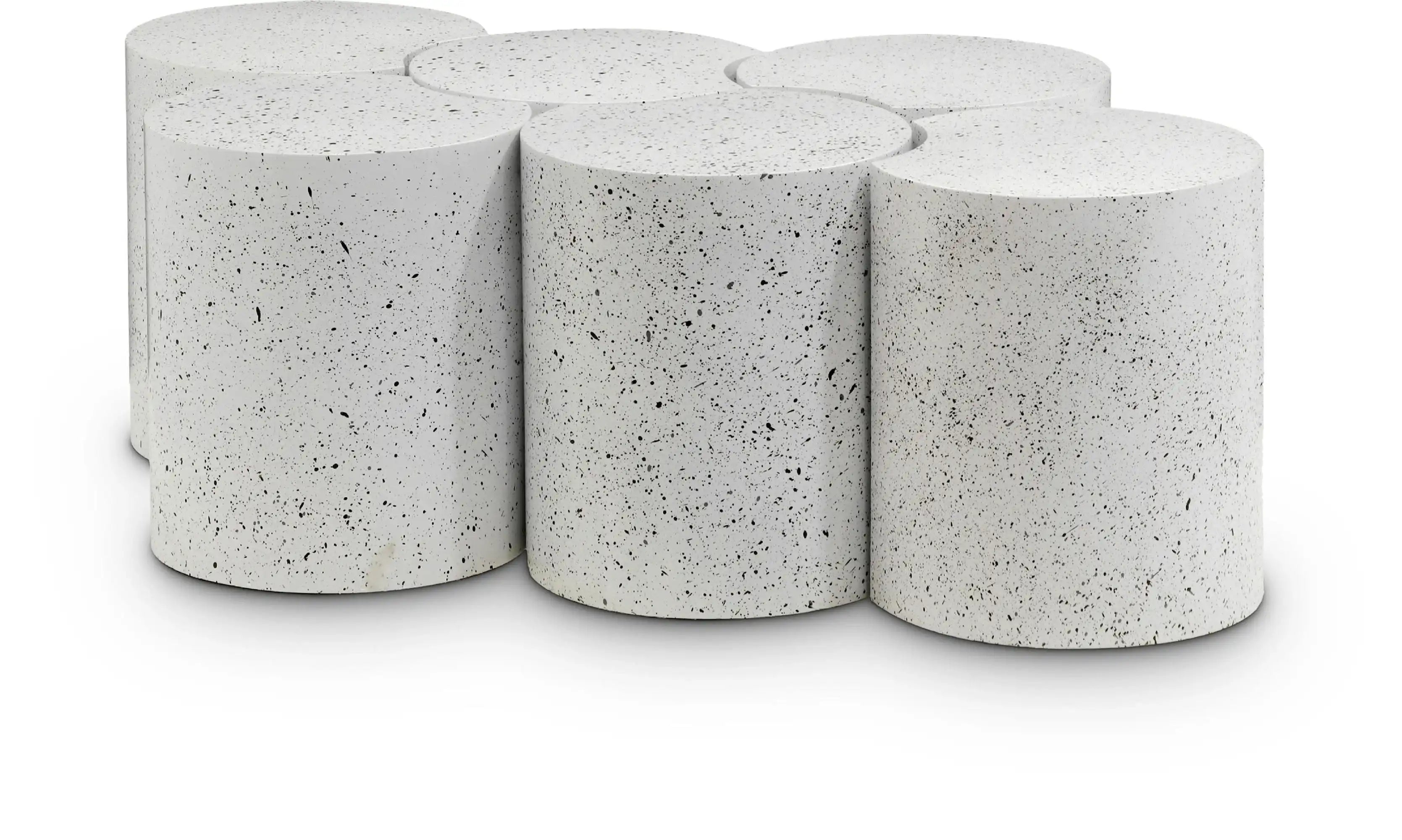 Dimple - 6 Piece Modular Coffee Table - Terazzo Finish - Best Buy Furniture