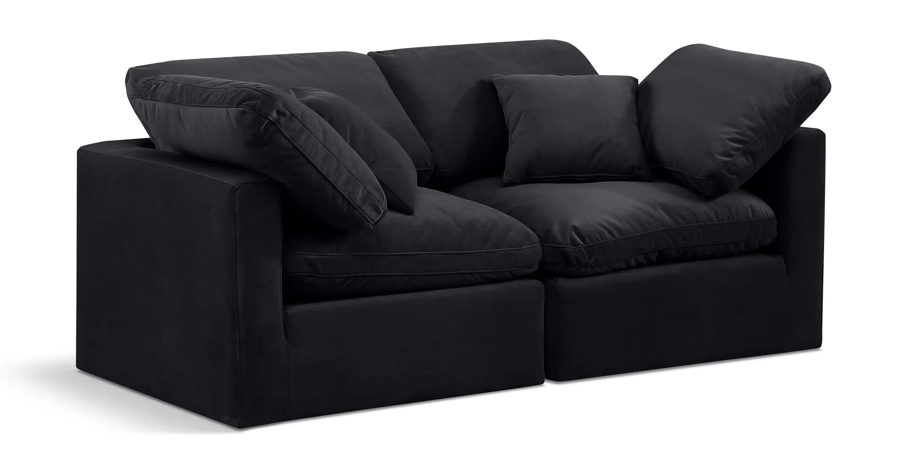 Indulge - Velvet 2 Seat Modular Sofa - Best Buy Furniture
