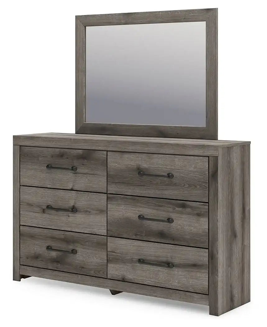 Graystorm - Dresser And Mirror - Brown Gray - Best Buy Furniture