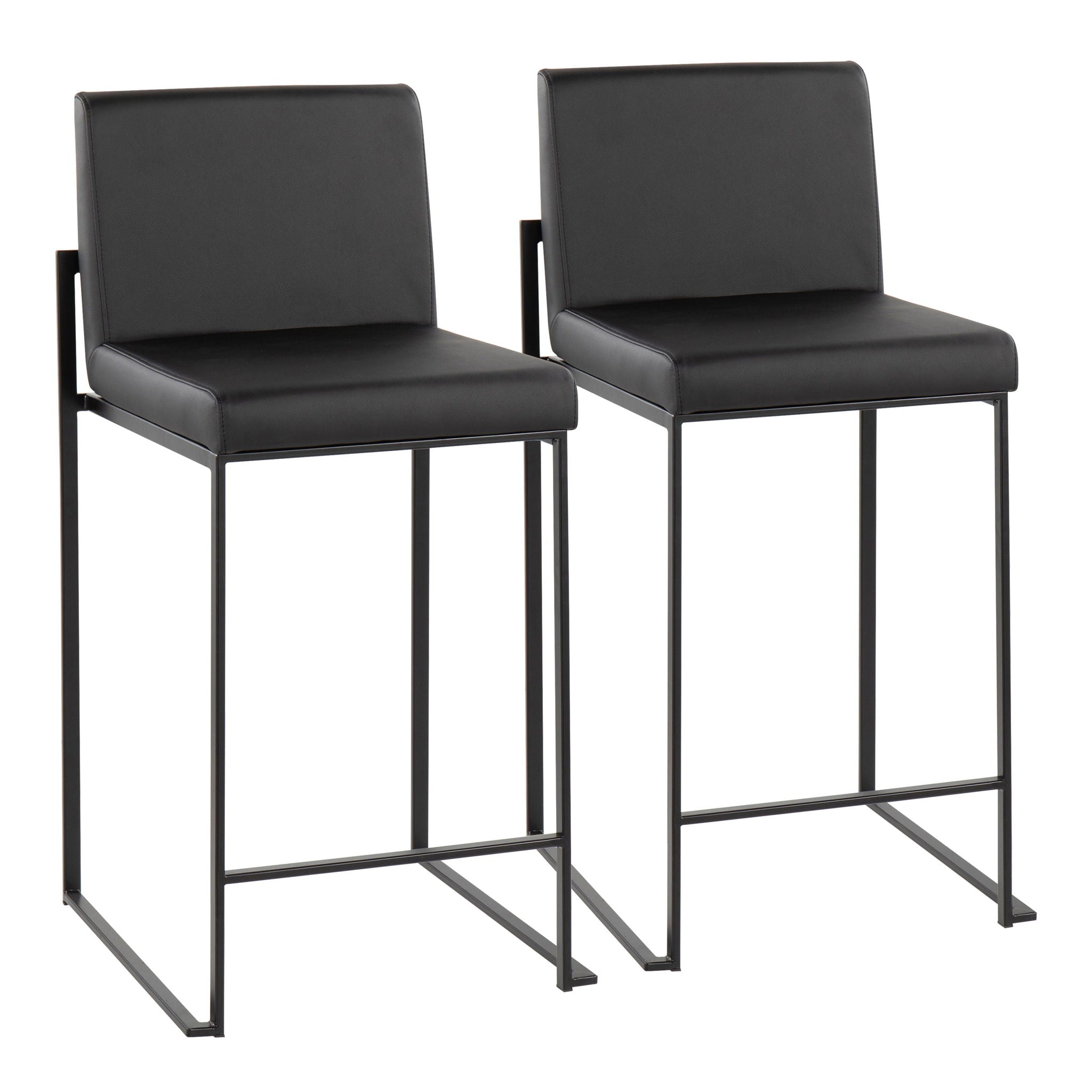 Fuji - Contemporary Modern Elegance, High Back Counter Stool - Best Buy Furniture