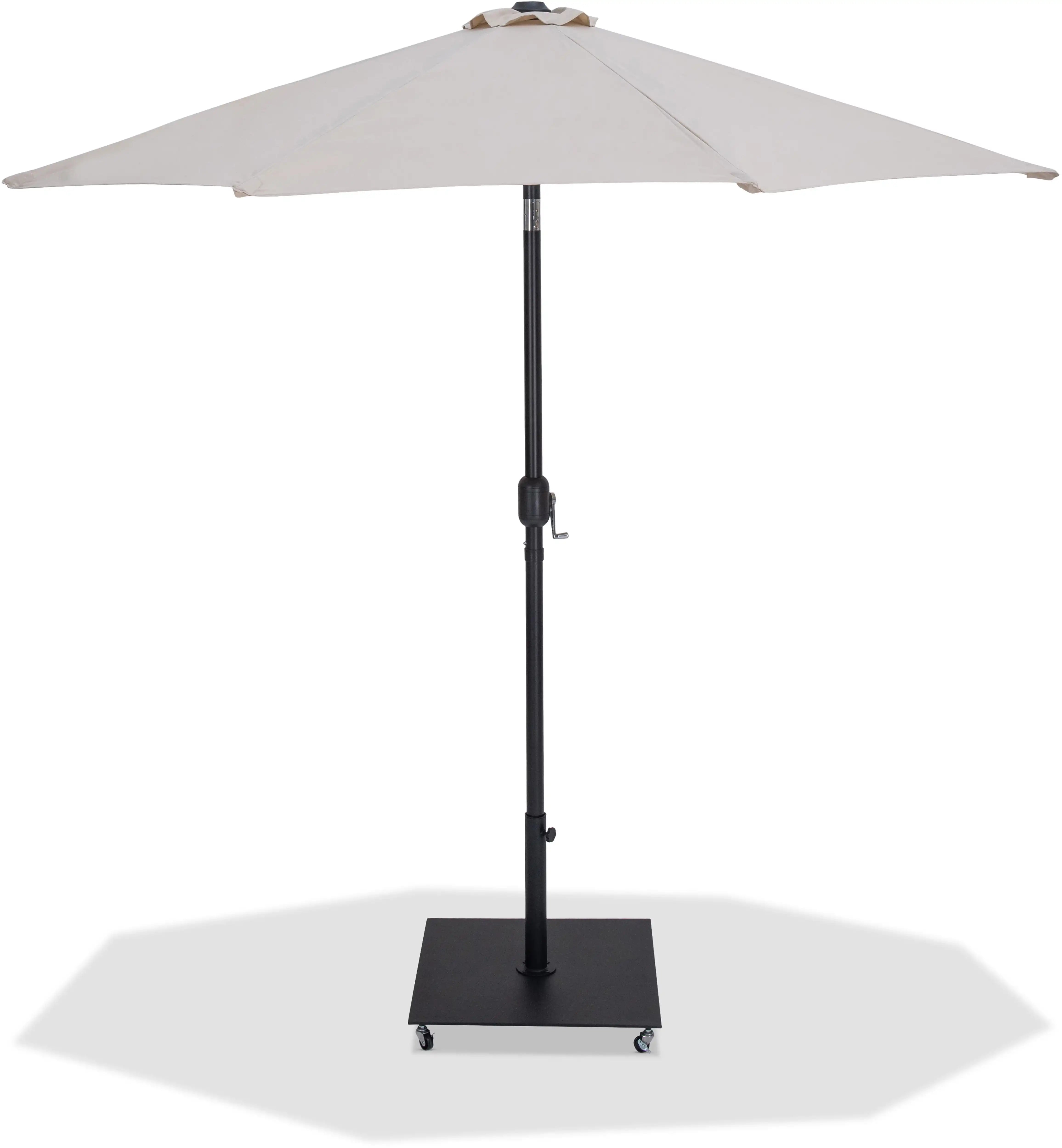 Fiji - Aluminum Patio Umbrella With Square Black Base - Best Buy Furniture