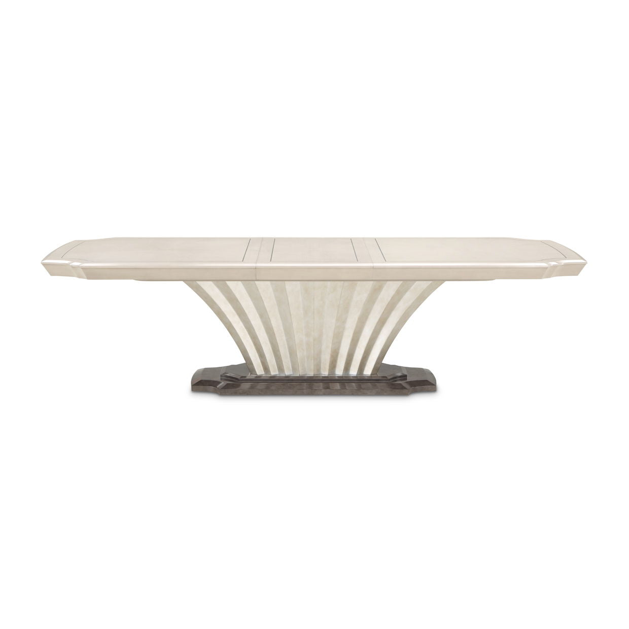 Fantosini - Pedestal Dining Table - Silver Mist - Best Buy Furniture