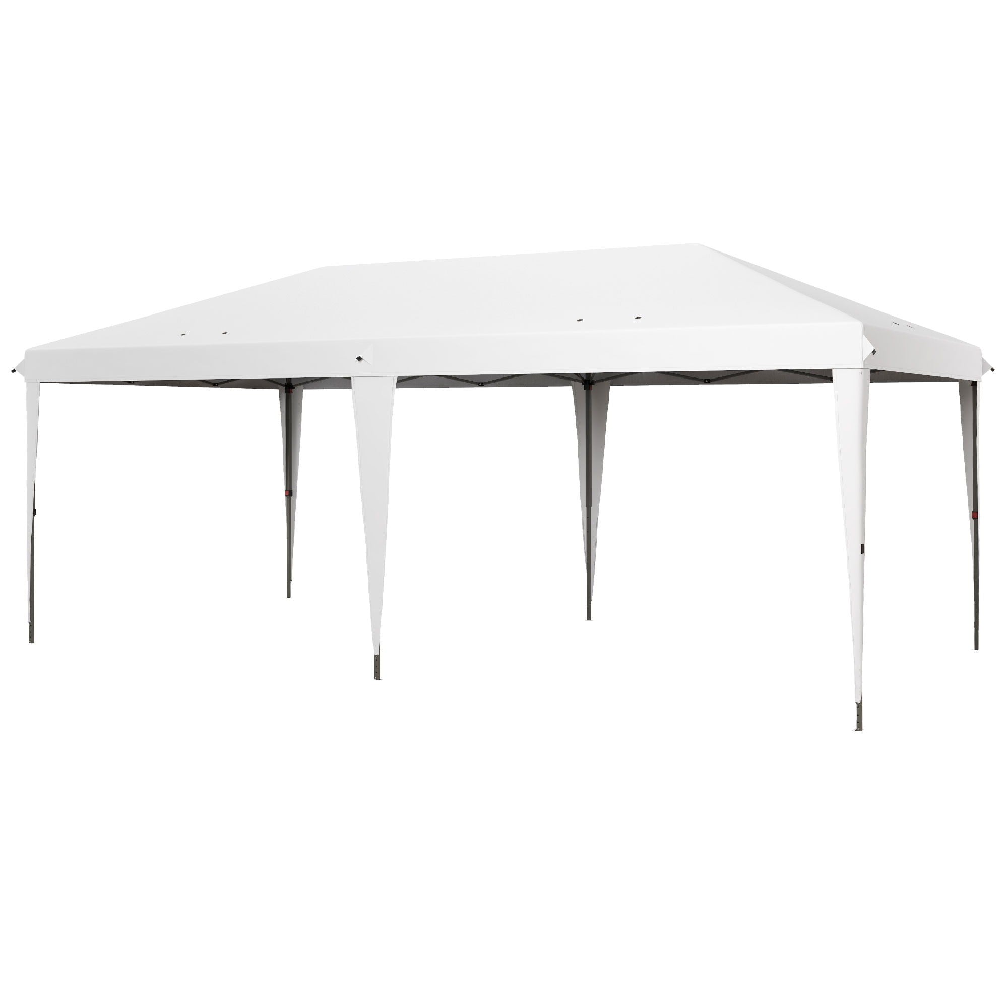 Outsunny - 10' x 19.2' Pop Up Canopy Tent, Heavy Duty Tent For Parties, Outdoor Instant Gazebo Sun Shade Shelter With Carry Bag For Catering, Events, Wedding, Backyard Bbq - Best Buy Furniture